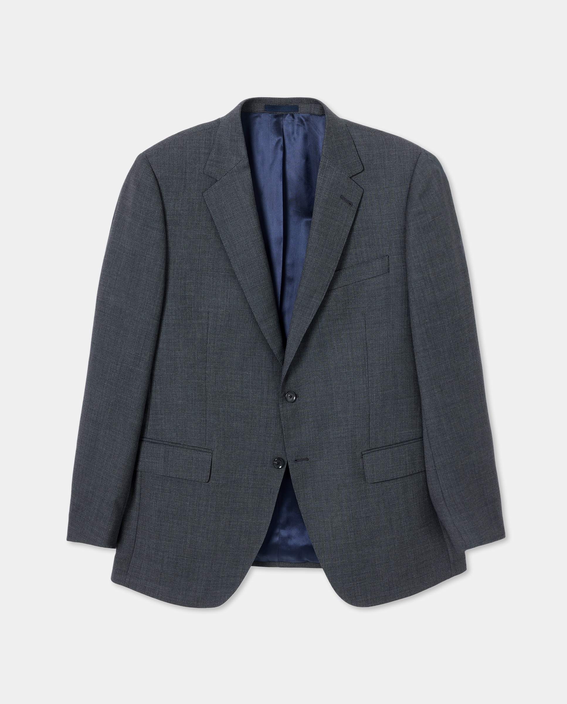 Pantalón separate Classic ojo de perdiz vestir 100% Lana hombre tallas grandes - Emidio Tucci - Gris Gris-5