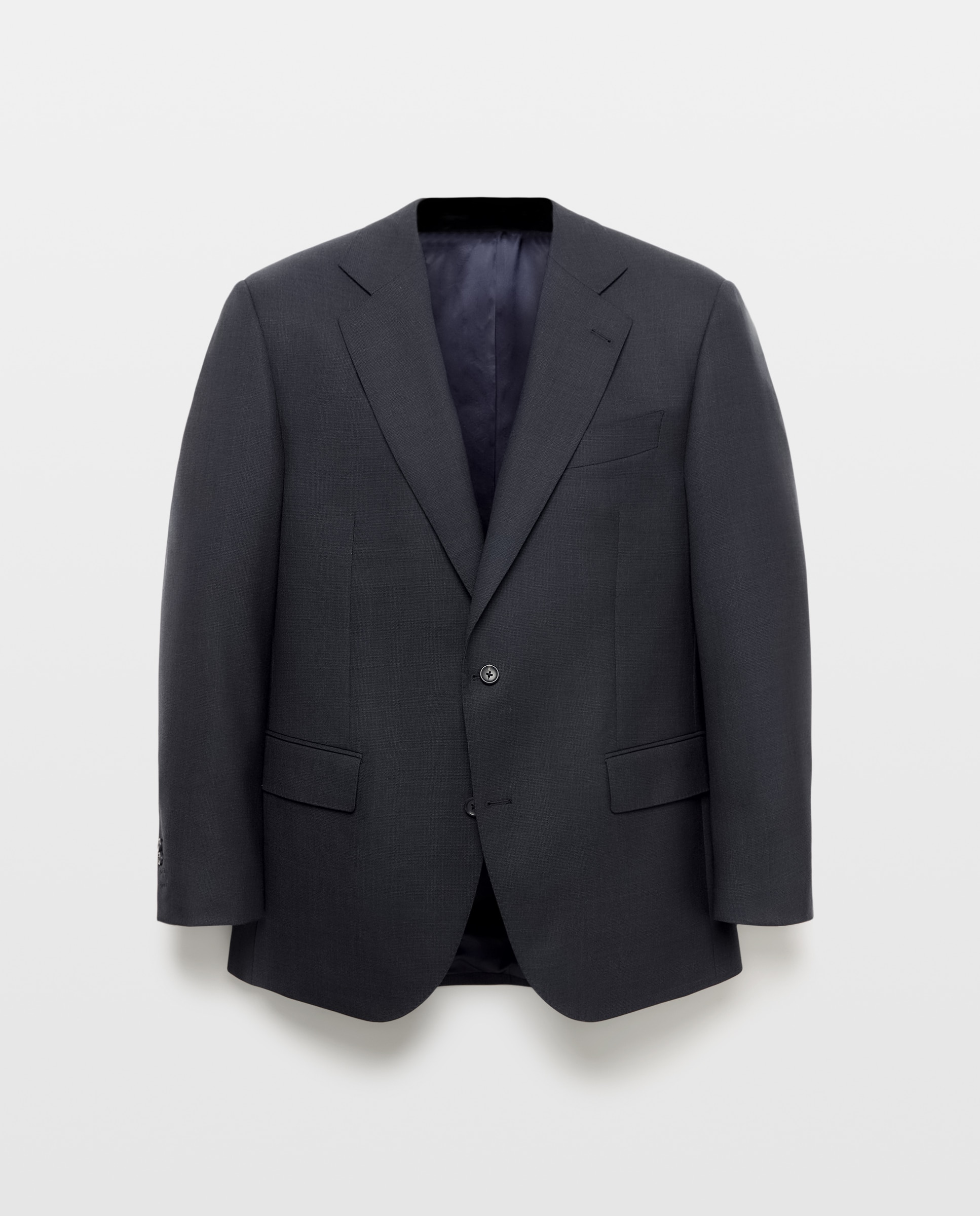 Imagen 0 de Chaqueta separate Regular cuadro vestir 100% Lana hombre tallas grandes Gris oscuro