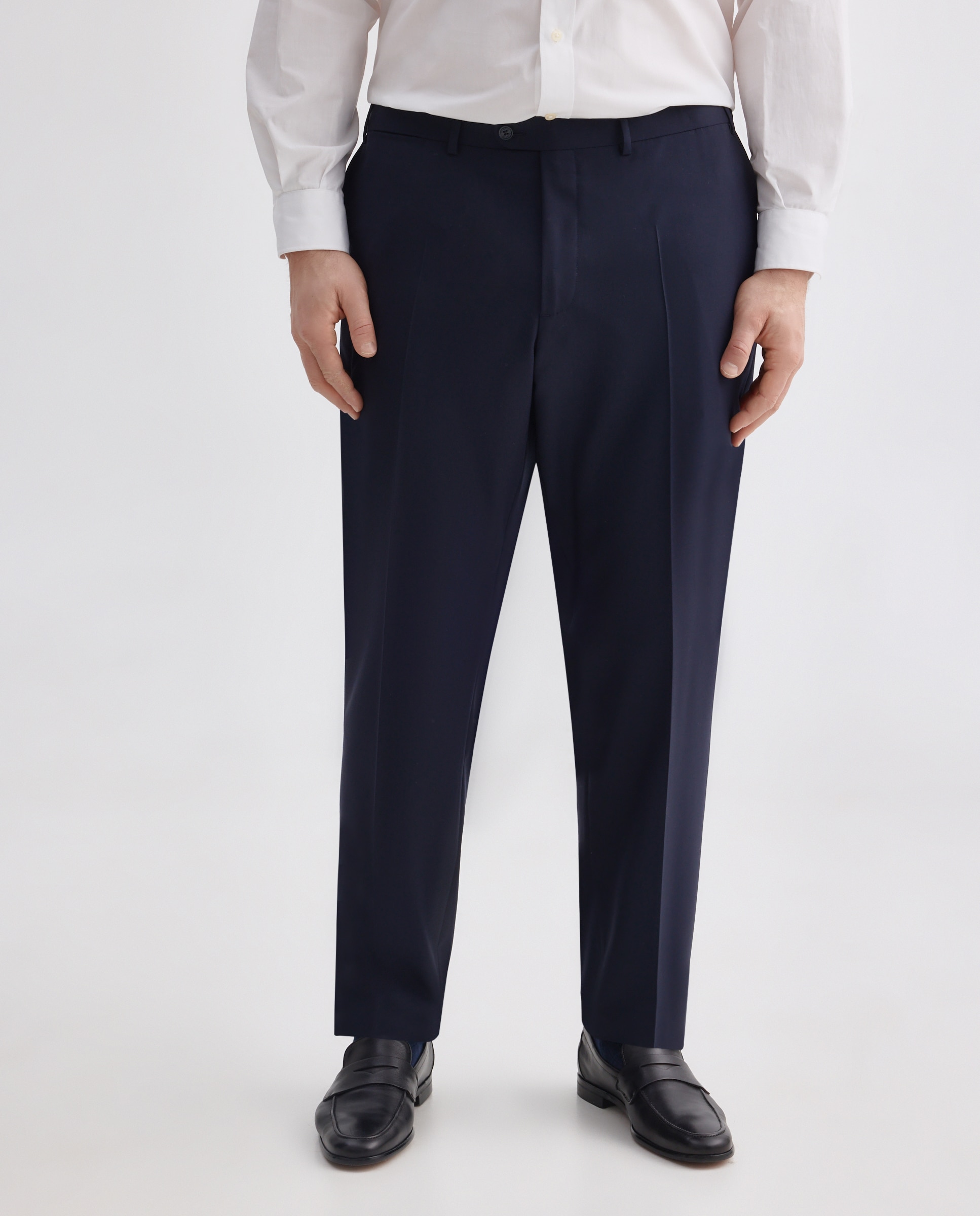 Pantalón de traje tallas grandes separate de hombre lavable - Dustin - Azul marino Azul marino-2