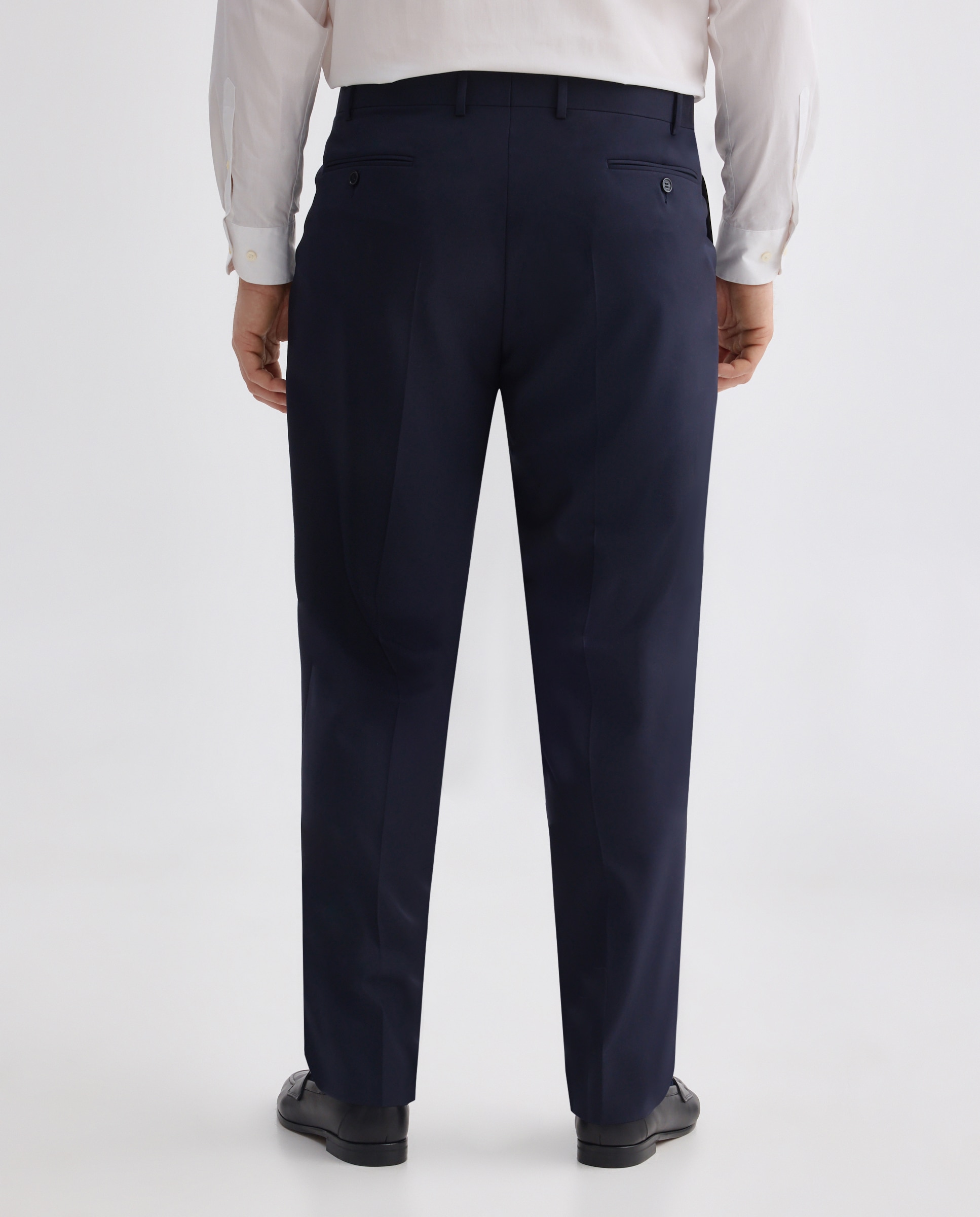 Pantalón de traje tallas grandes separate de hombre lavable - Dustin - Azul marino Azul marino-3