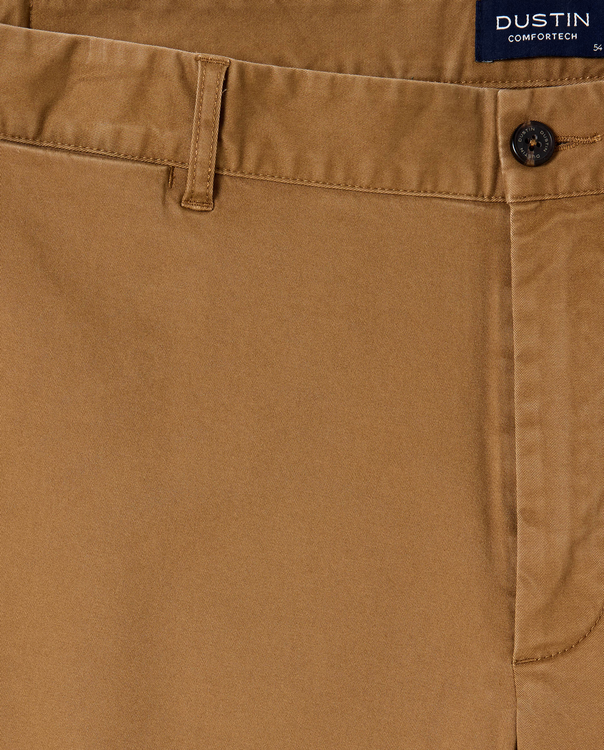 Pantalon hombre de sport de cintura con gomas, regular algodón elastómero tallas grandes - Dustin - Camel Camel-5