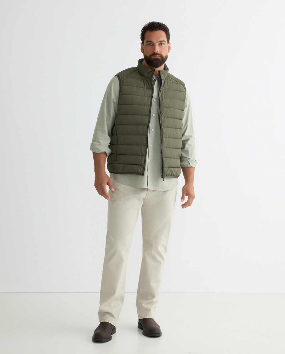 Pantalon hombre de cinco bolsillos sport regular algodón