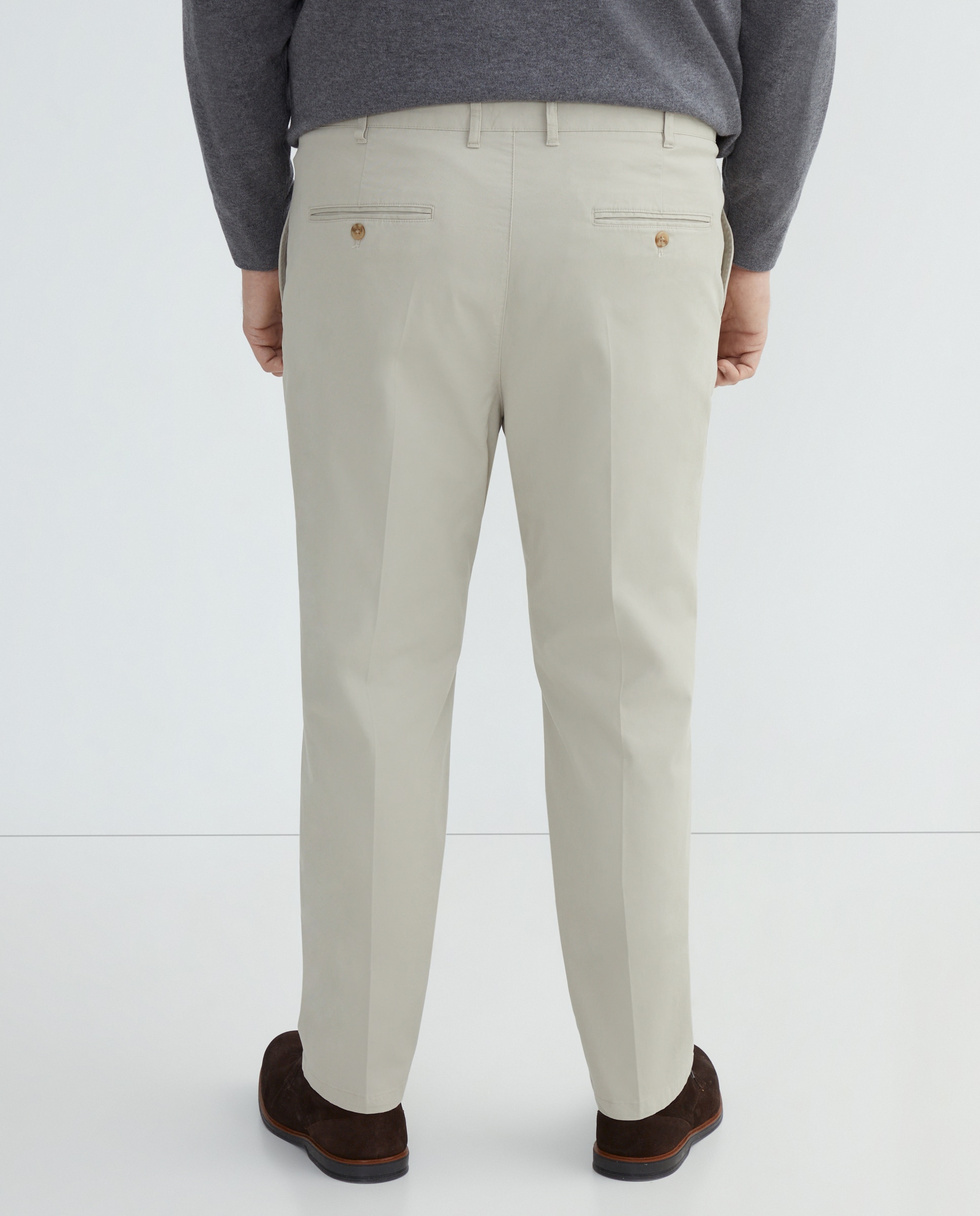 Pantalón chino slim fit twill hombre tallas grandes - Emidio Tucci - Piedra Piedra-3