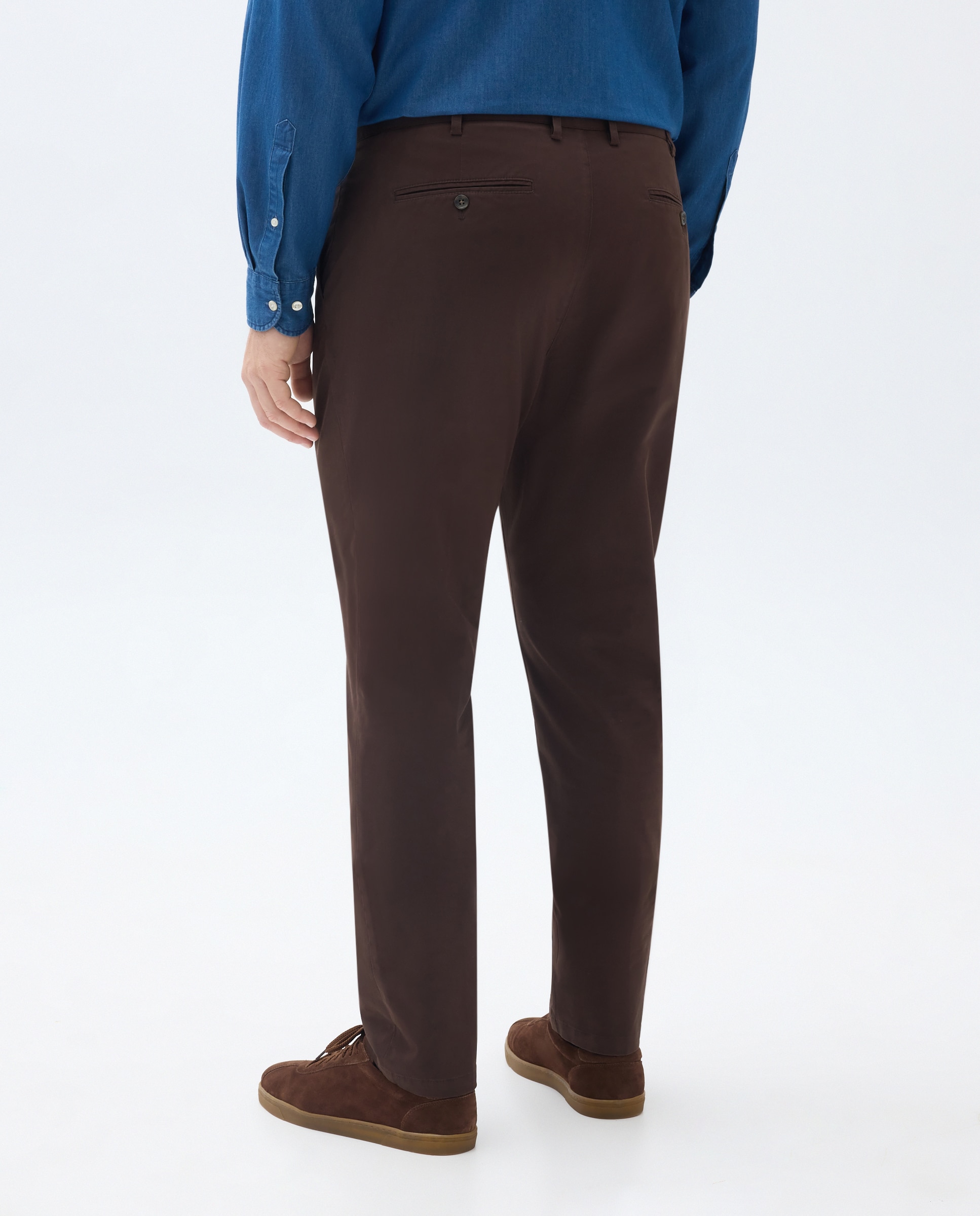 Pantalón de hombre tallas grandes sport Fit Slim - Emidio Tucci - Marrón Marrón-3