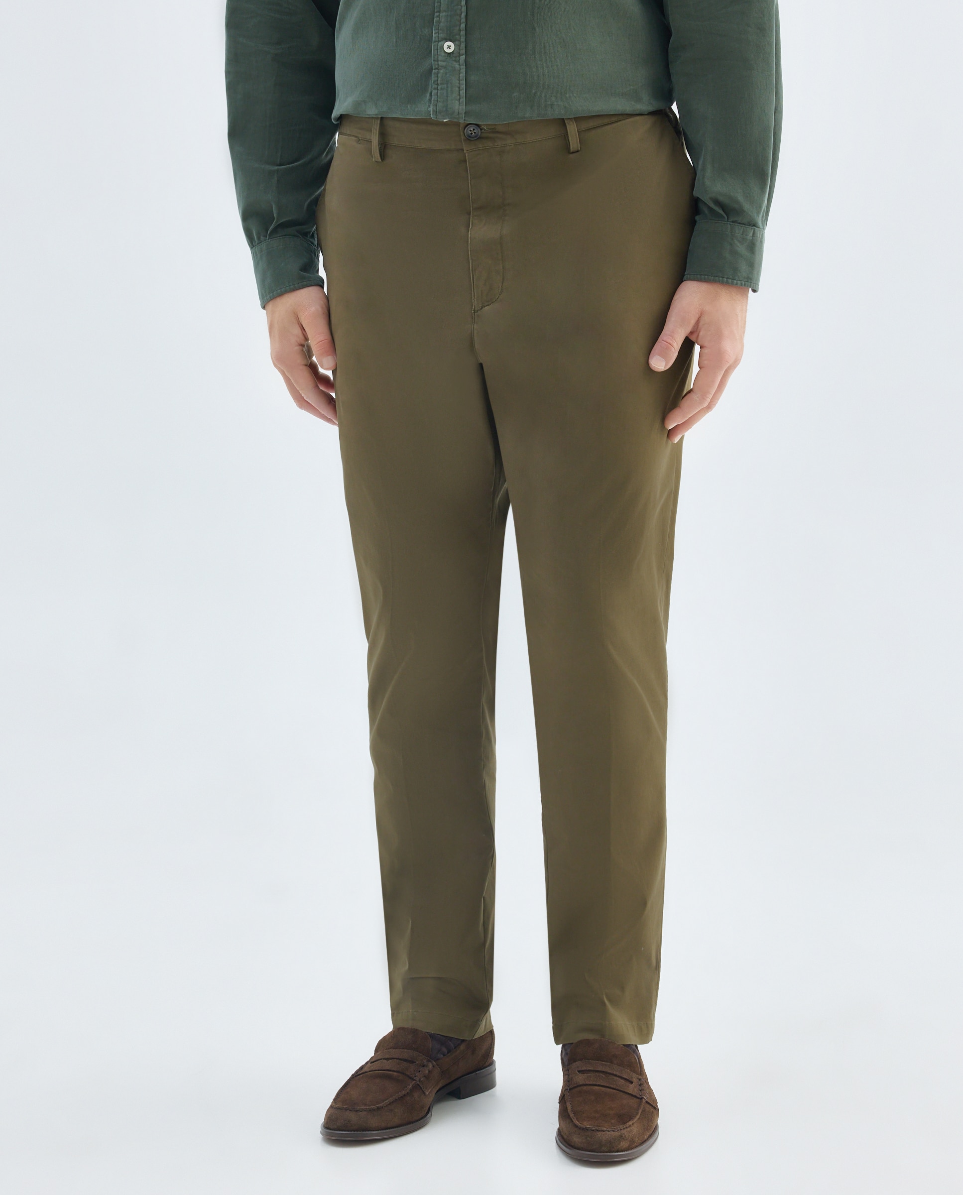 Pantalón de hombre tallas grandes sport Fit Regular - Emidio Tucci - Verde Verde-2