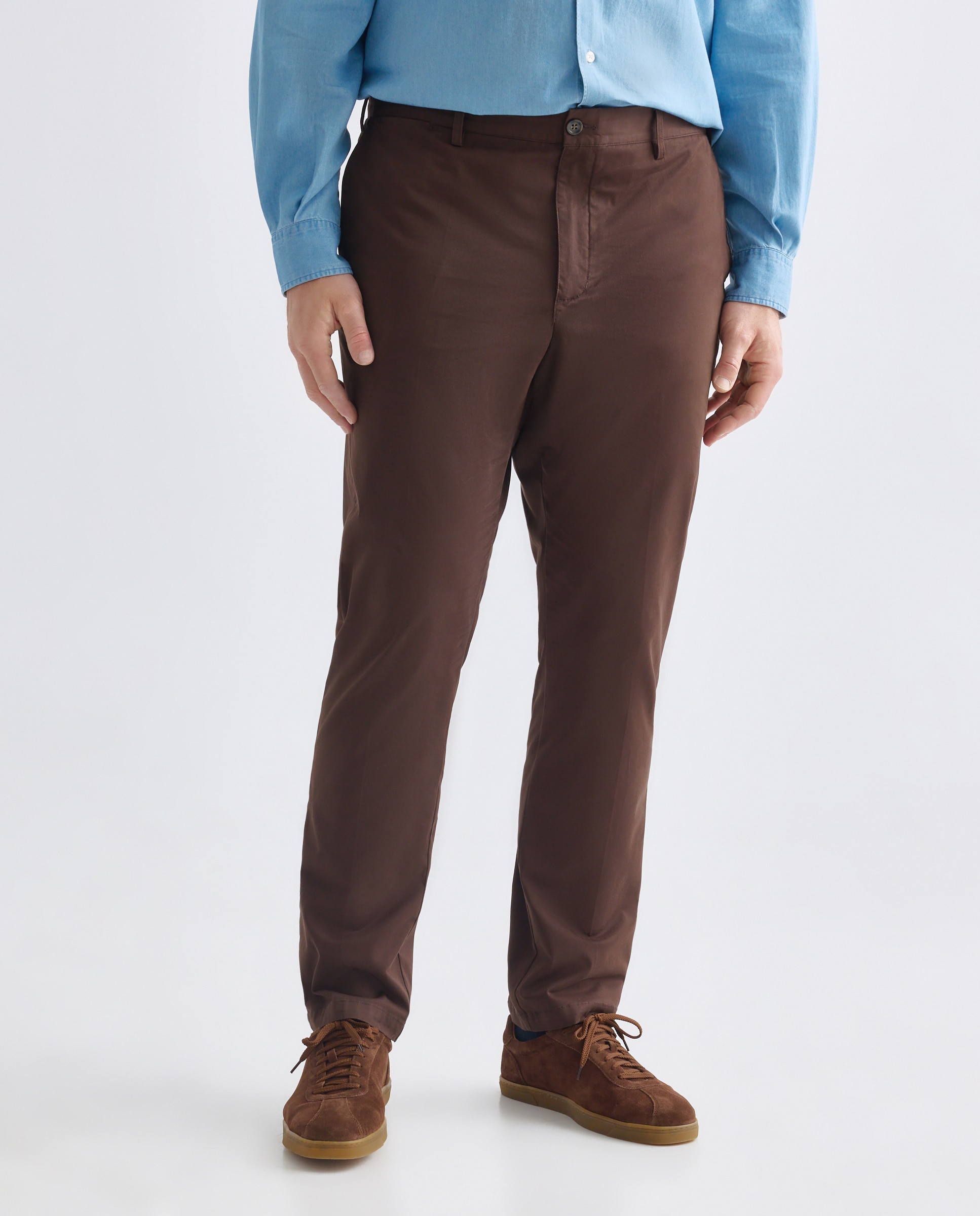Pantalón de hombre tallas grandes sport Fit Regular - Emidio Tucci - Azul Marrón-2