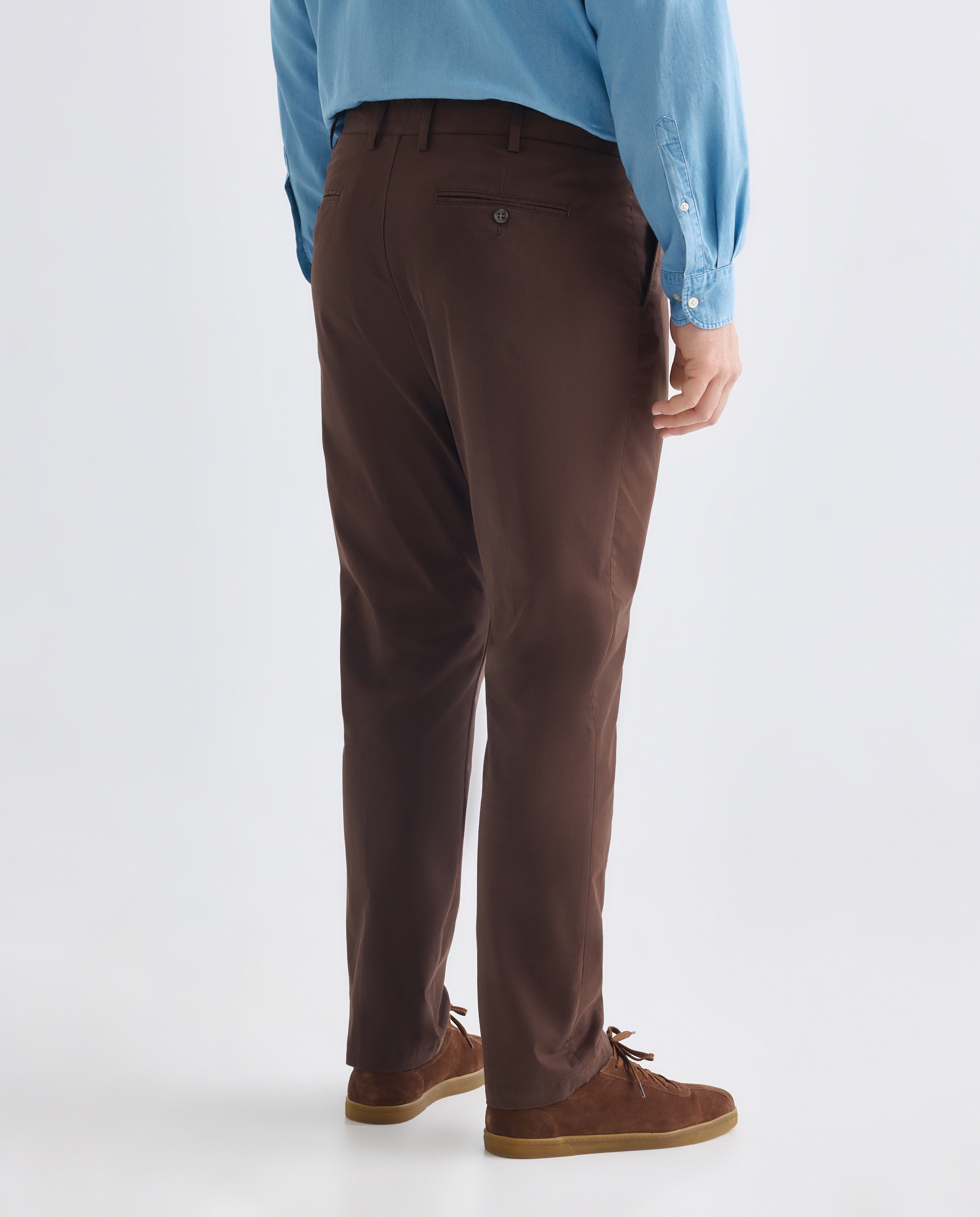 Pantalón de hombre tallas grandes sport Fit Regular - Emidio Tucci - Azul Marrón-3