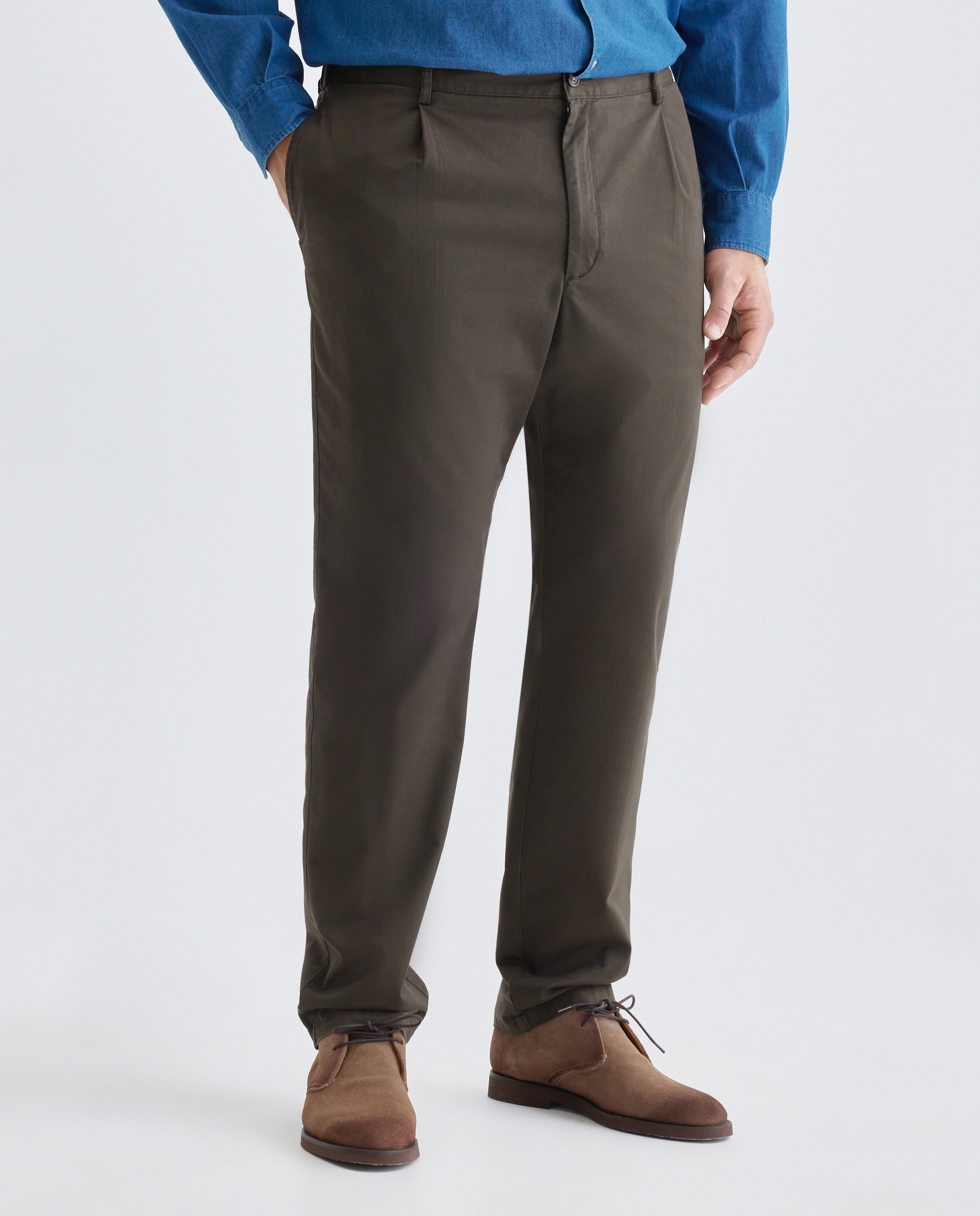 Pantalón de hombre sport Fit Regular - Emidio Tucci - Marrón Marrón-2