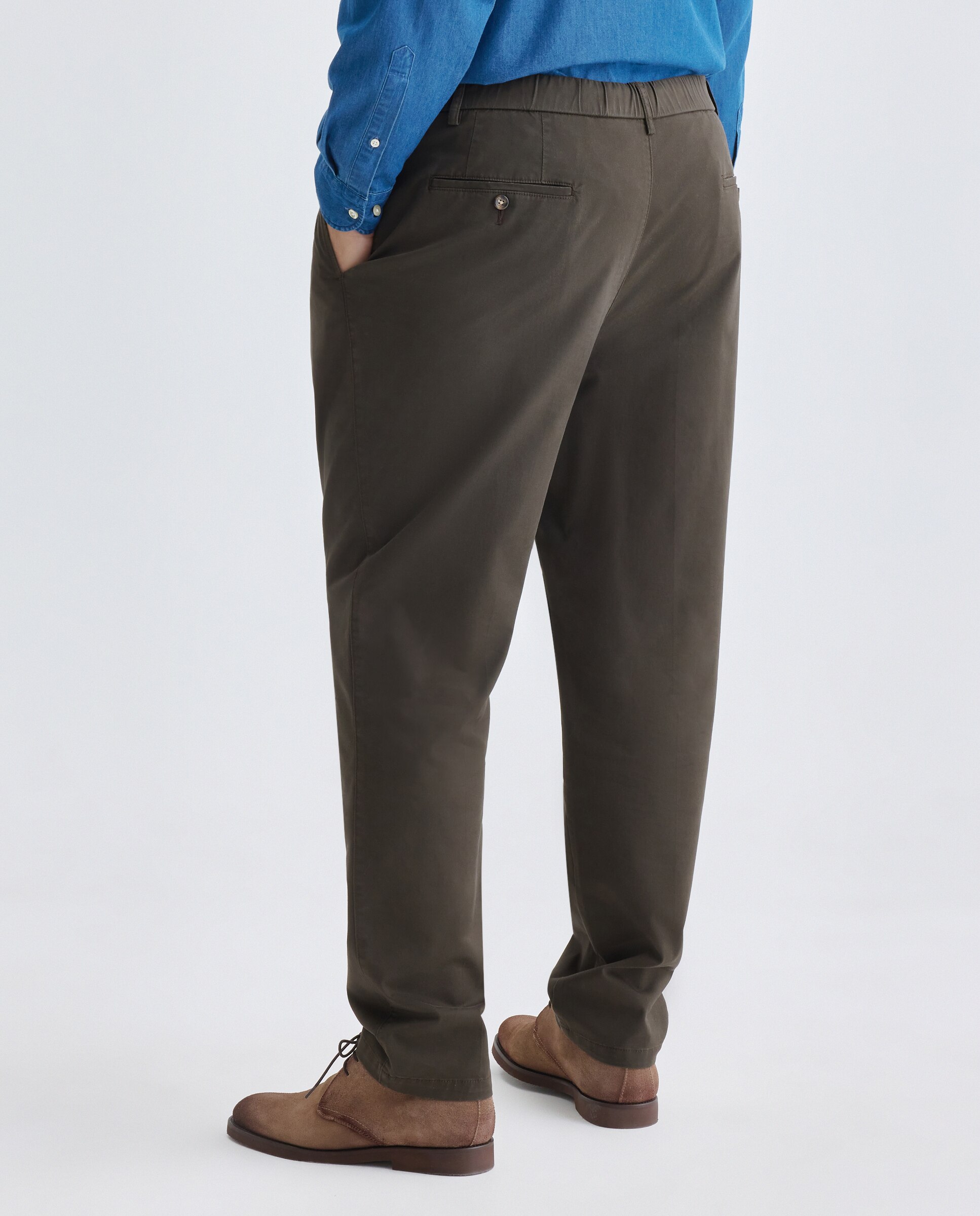 Pantalón de hombre sport Fit Regular - Emidio Tucci - Marrón Marrón-3