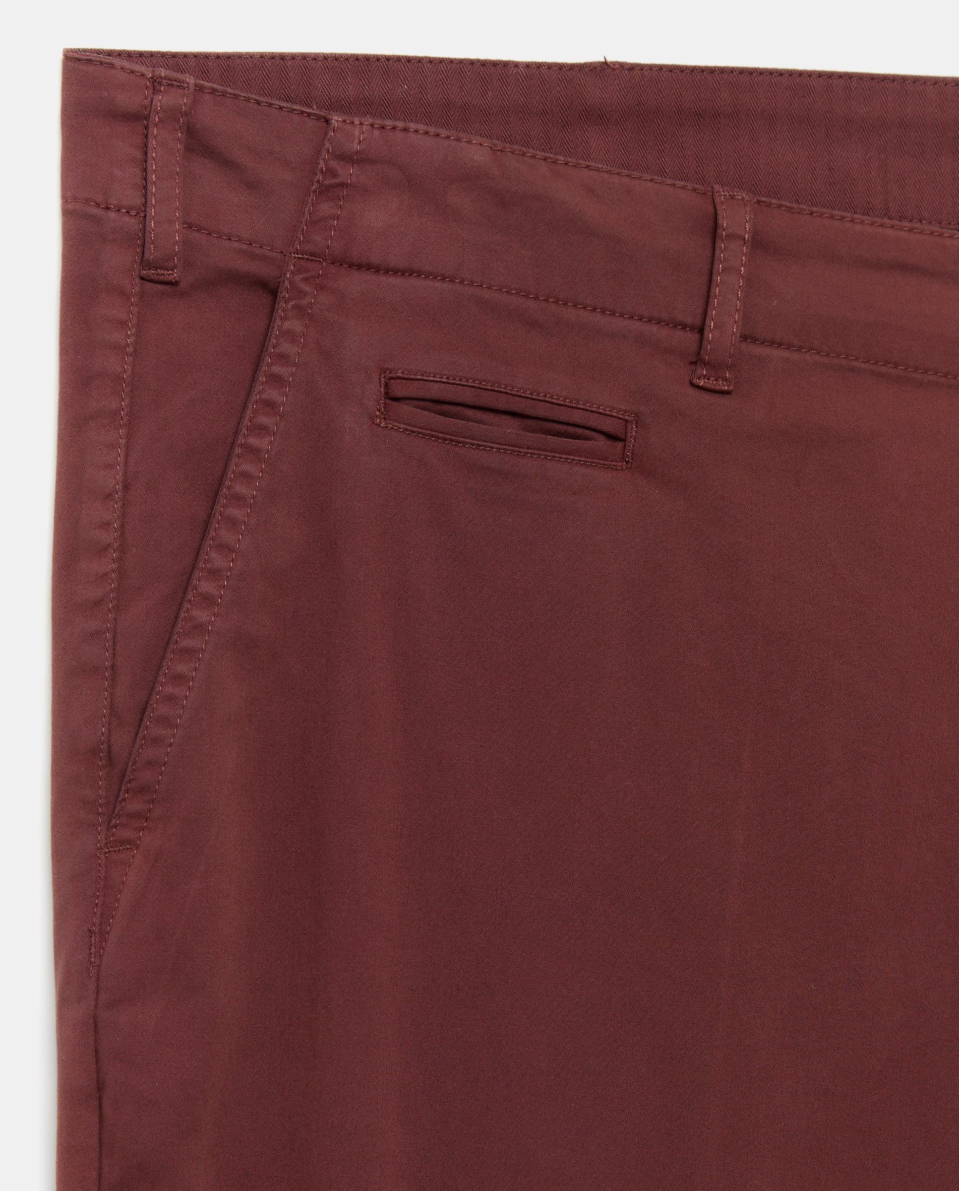 Pantalón chino regular fit satén hombre tallas grandes - Emidio Tucci - Burdeos Burdeos-5