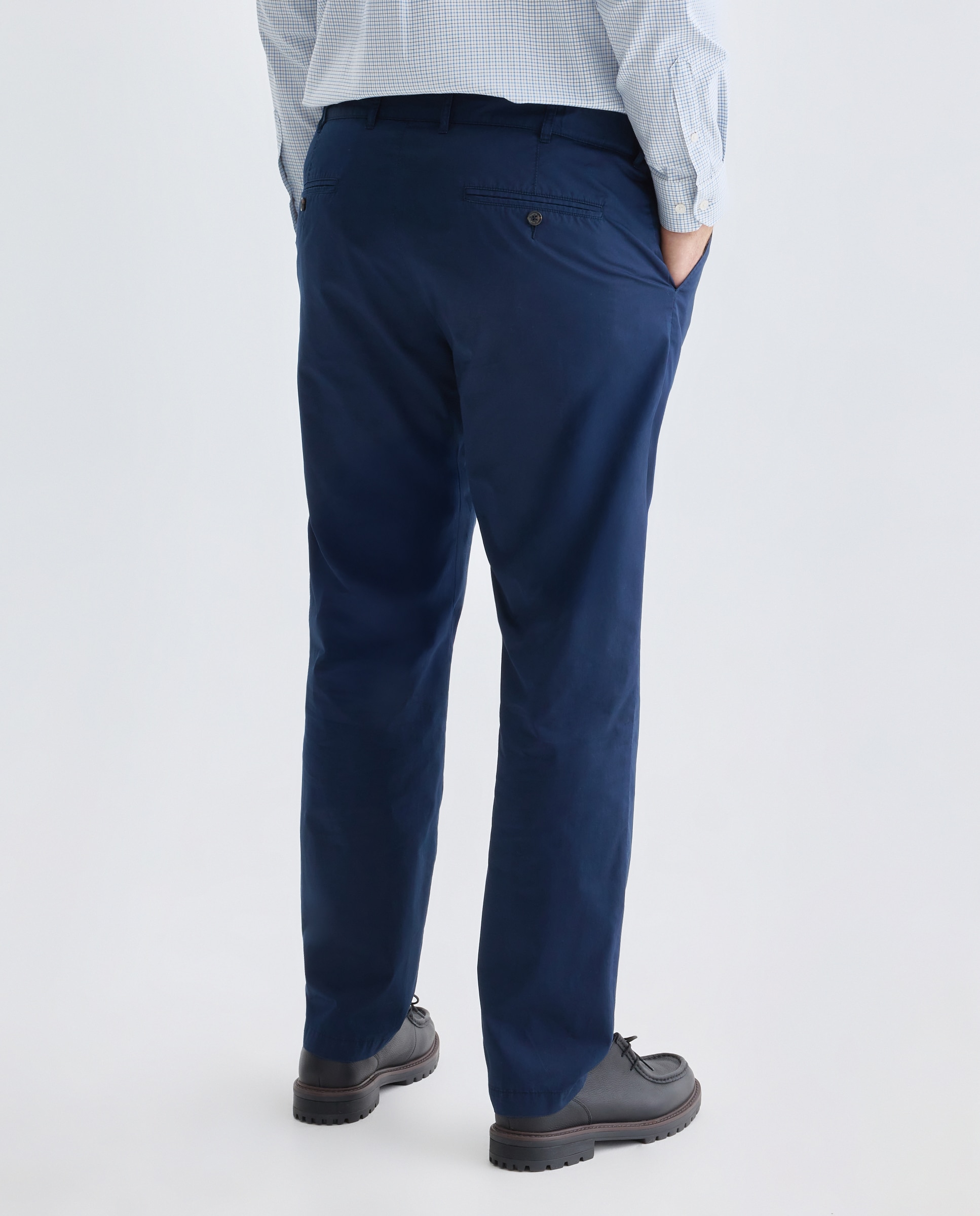 Pantalon sport popelin cinturilla hombre tallas grandes - Dustin - Azul marino Azul marino-3