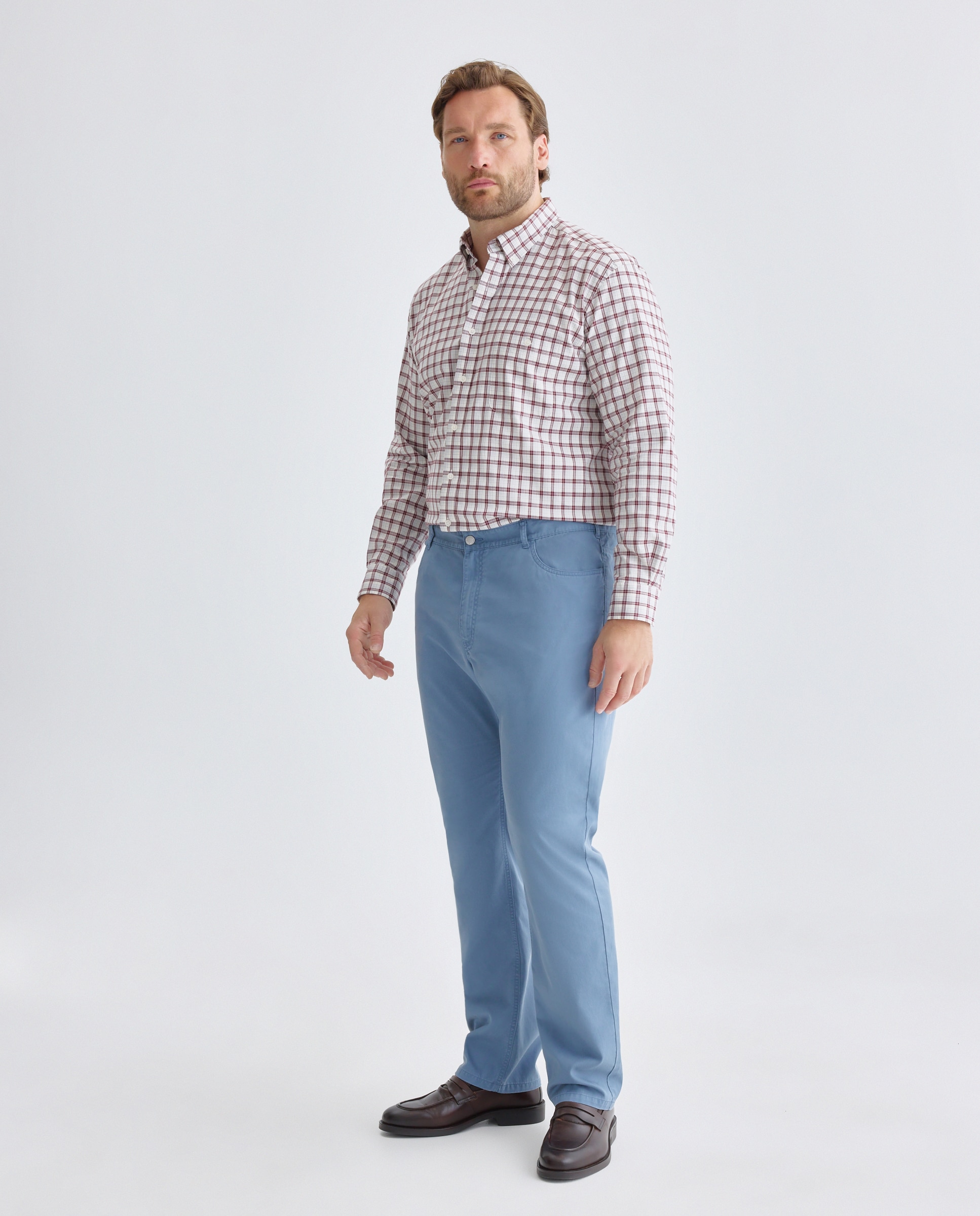 Pantalon tallas grandes sport de cinco bolsillos. - Dustin - Azul marino Azul marino-1
