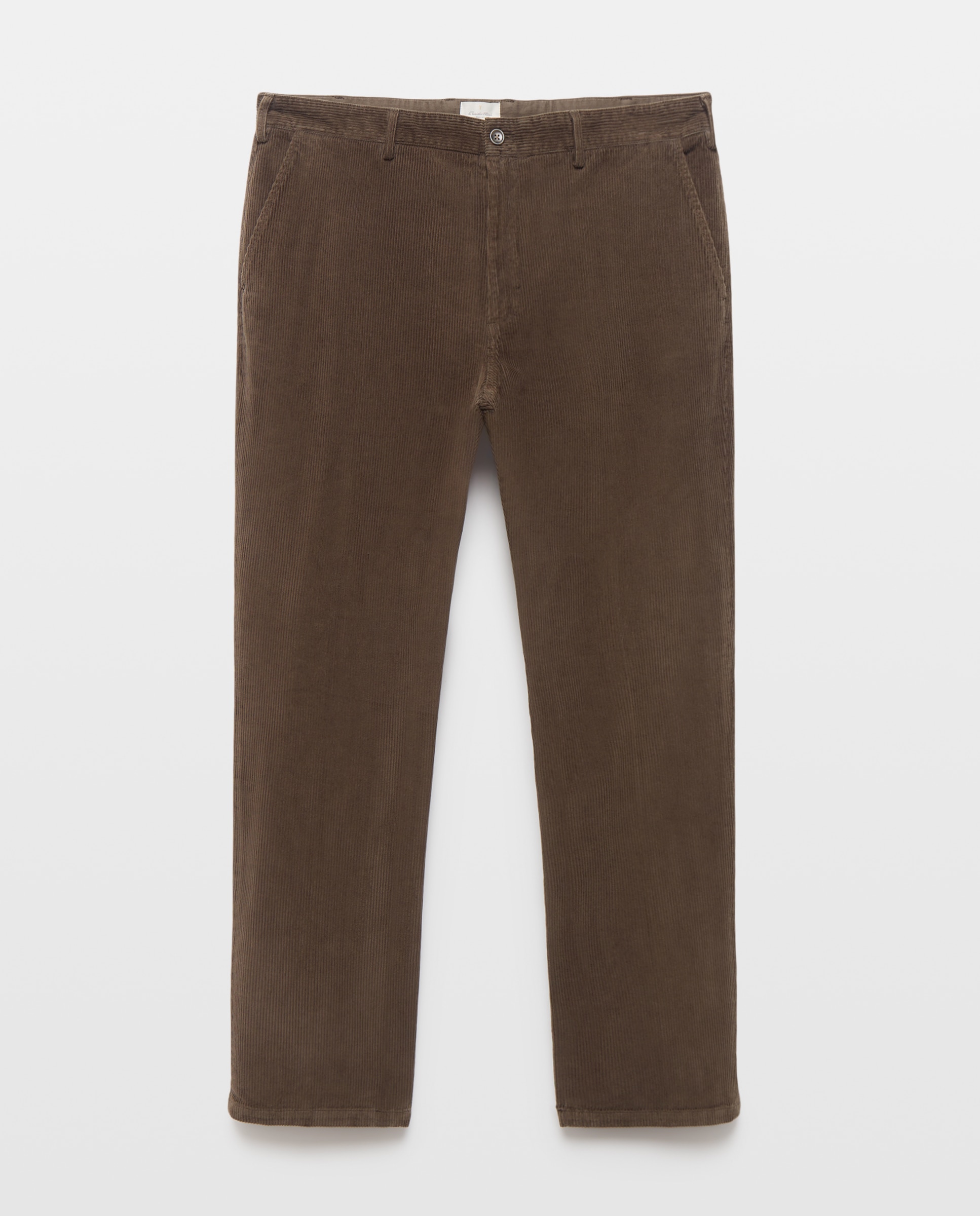 Pantalón pana regular fit tintado en prenda hombre tallas grandes - Emidio Tucci - Topo Topo-4