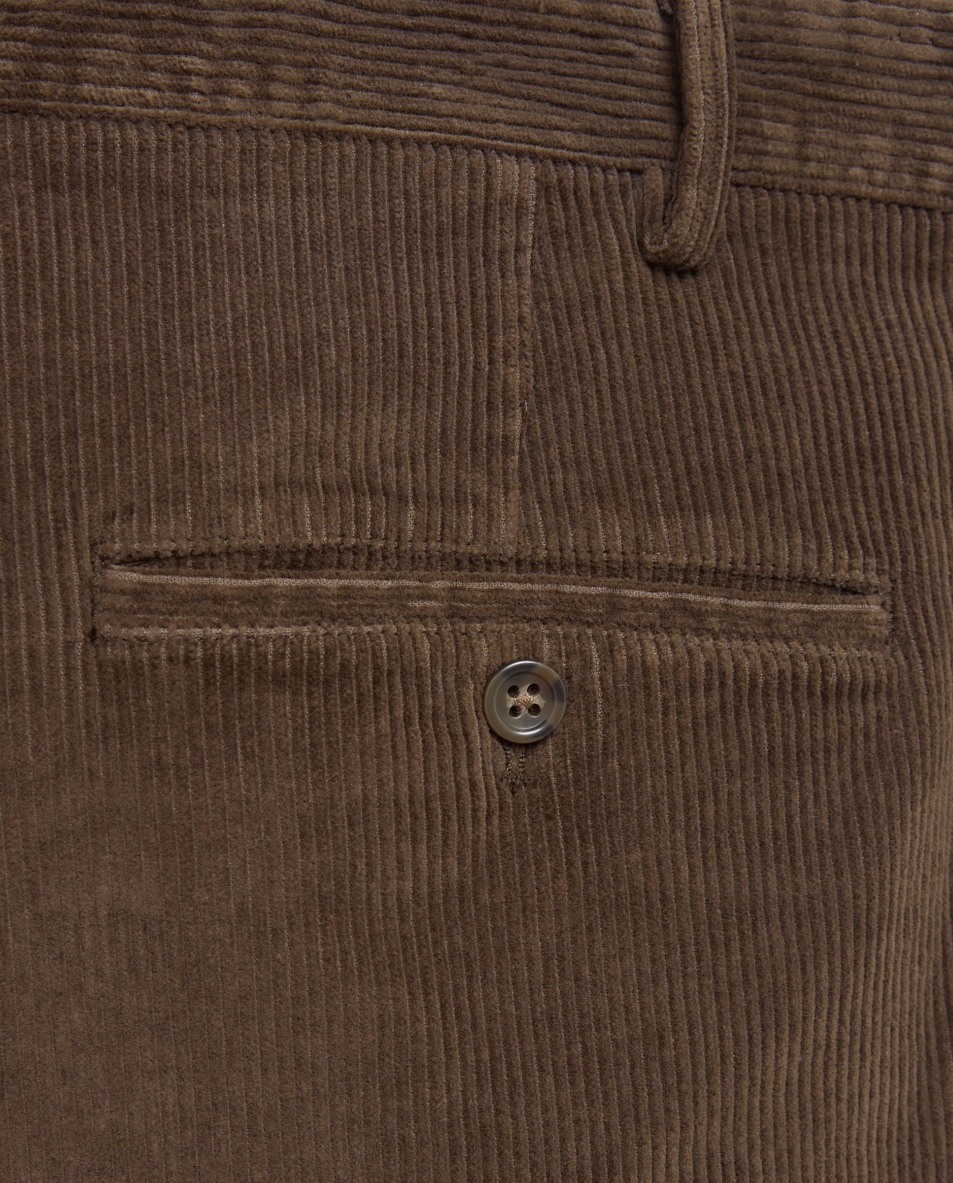 Pantalón pana regular fit tintado en prenda hombre tallas grandes - Emidio Tucci - Topo Topo-5