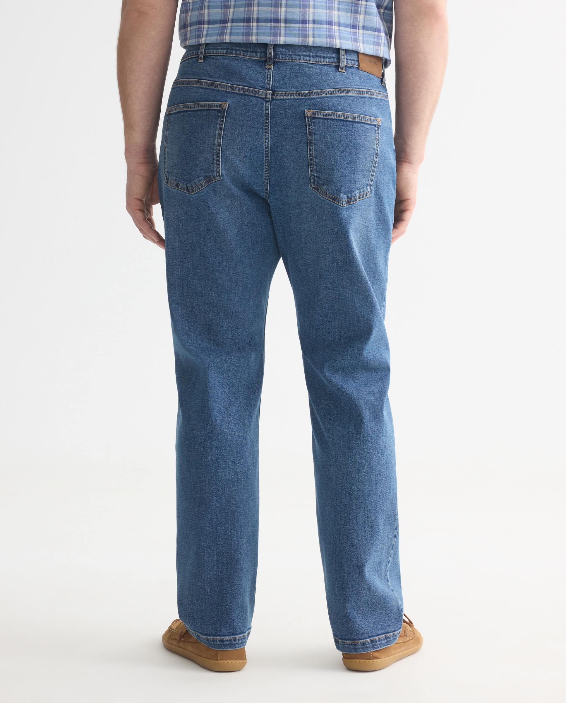 Jeans tamanhos grandes Azul-3