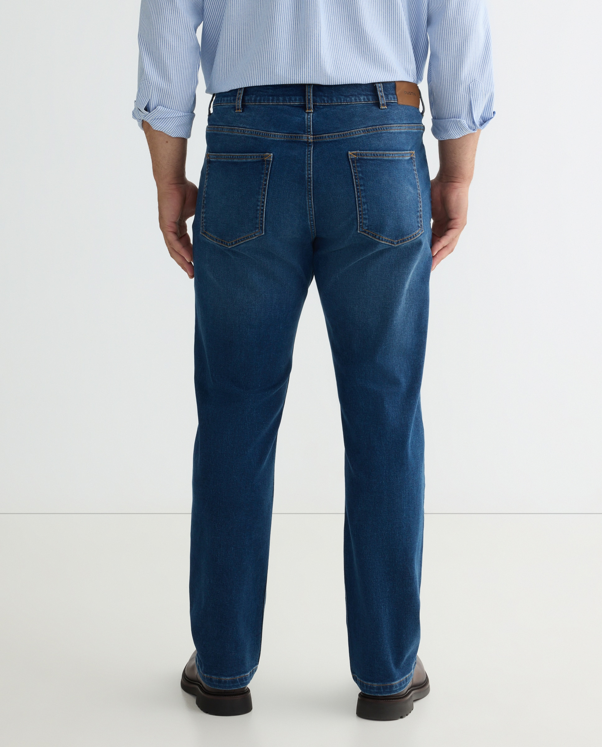 Vaquero Essential de hombre regular tallas grandes - Dustin - Azul índigo Azul índigo-3