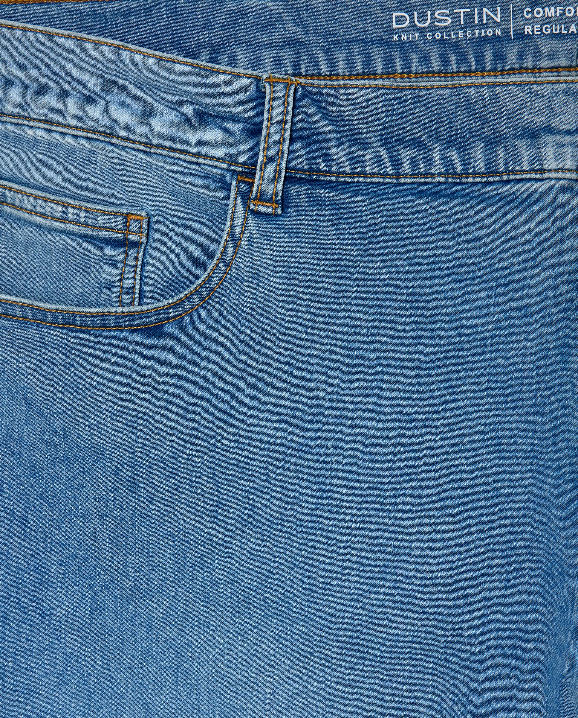 Jeans Essential Regular Tamanhos Grandes Azul-claro-5