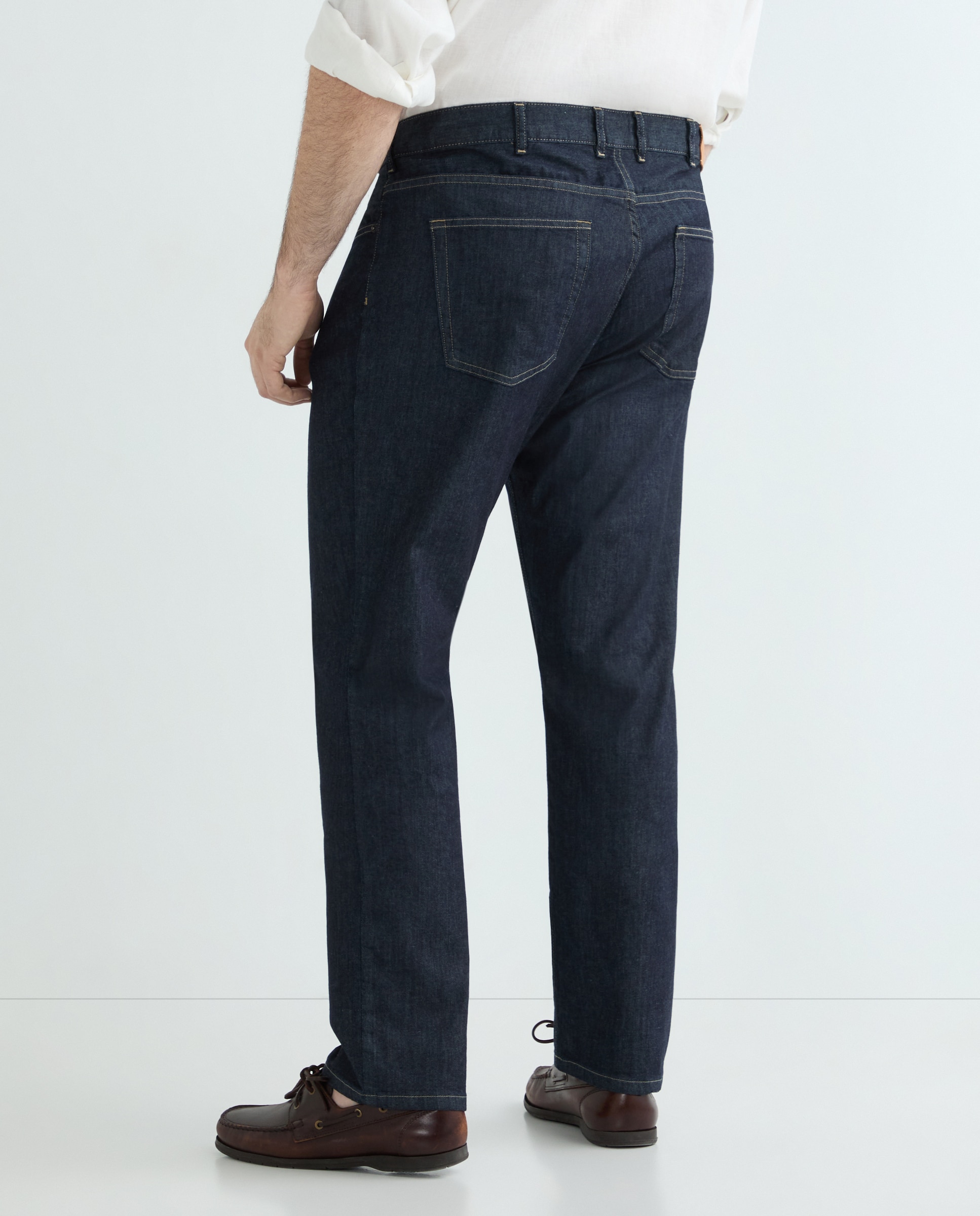 Jeans Tamanhos Grandes Azul-marinho-3