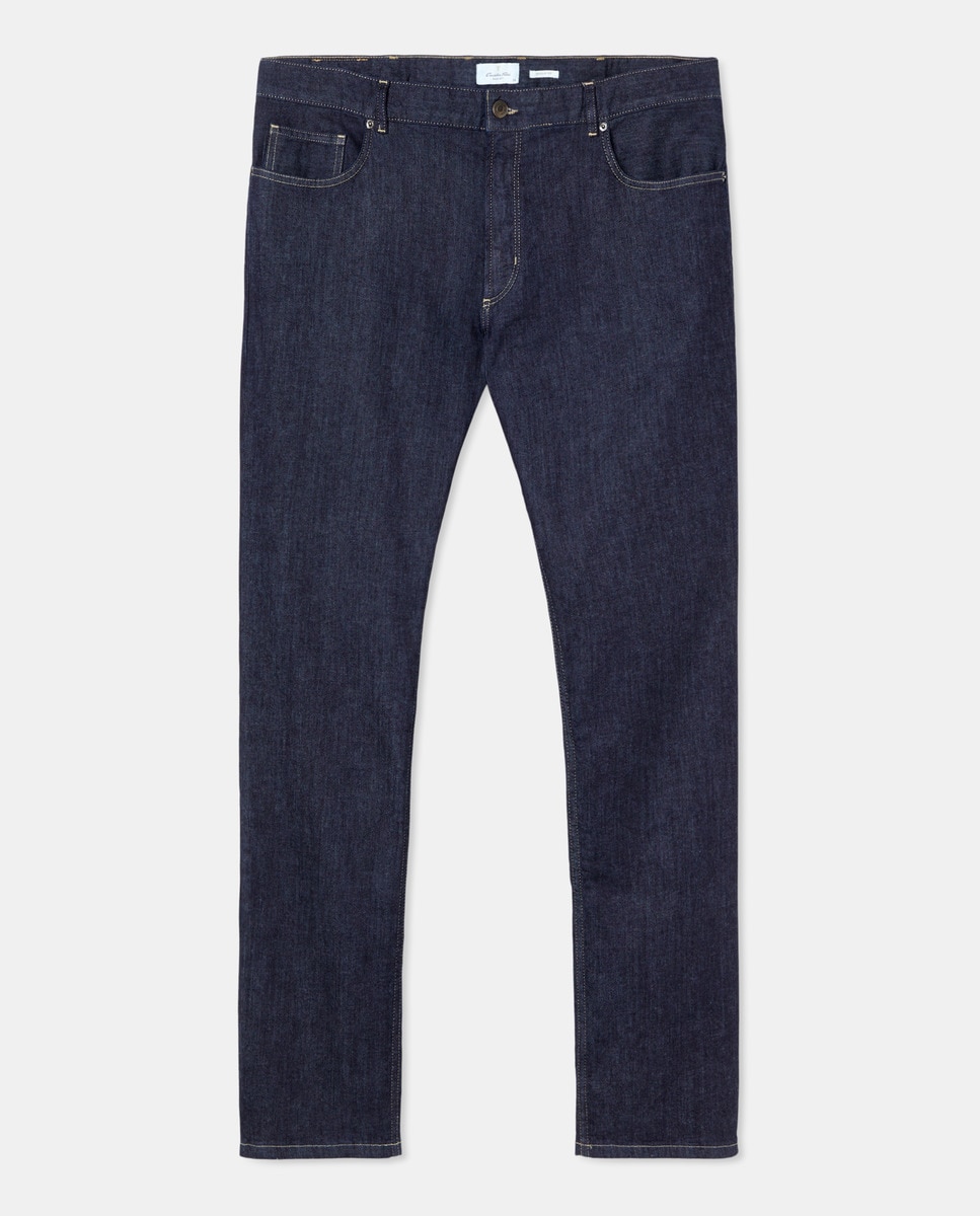 Jeans Tamanhos Grandes Azul-marinho-4