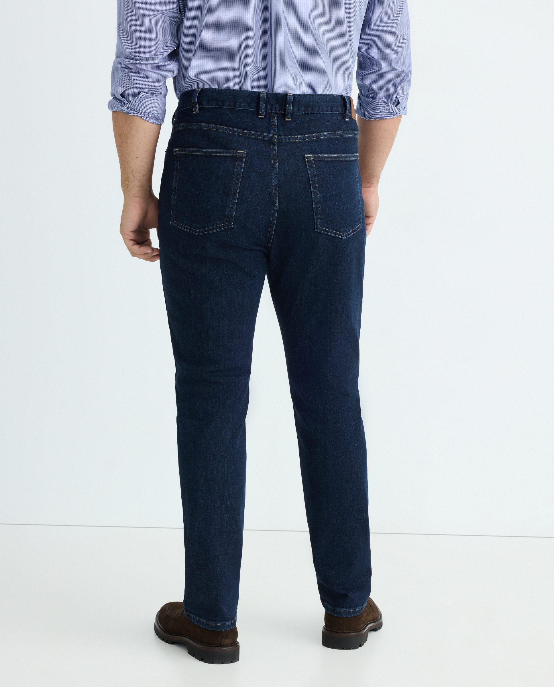 Jeans Desportivas Tamanhos Grandes Azul-escuro-3