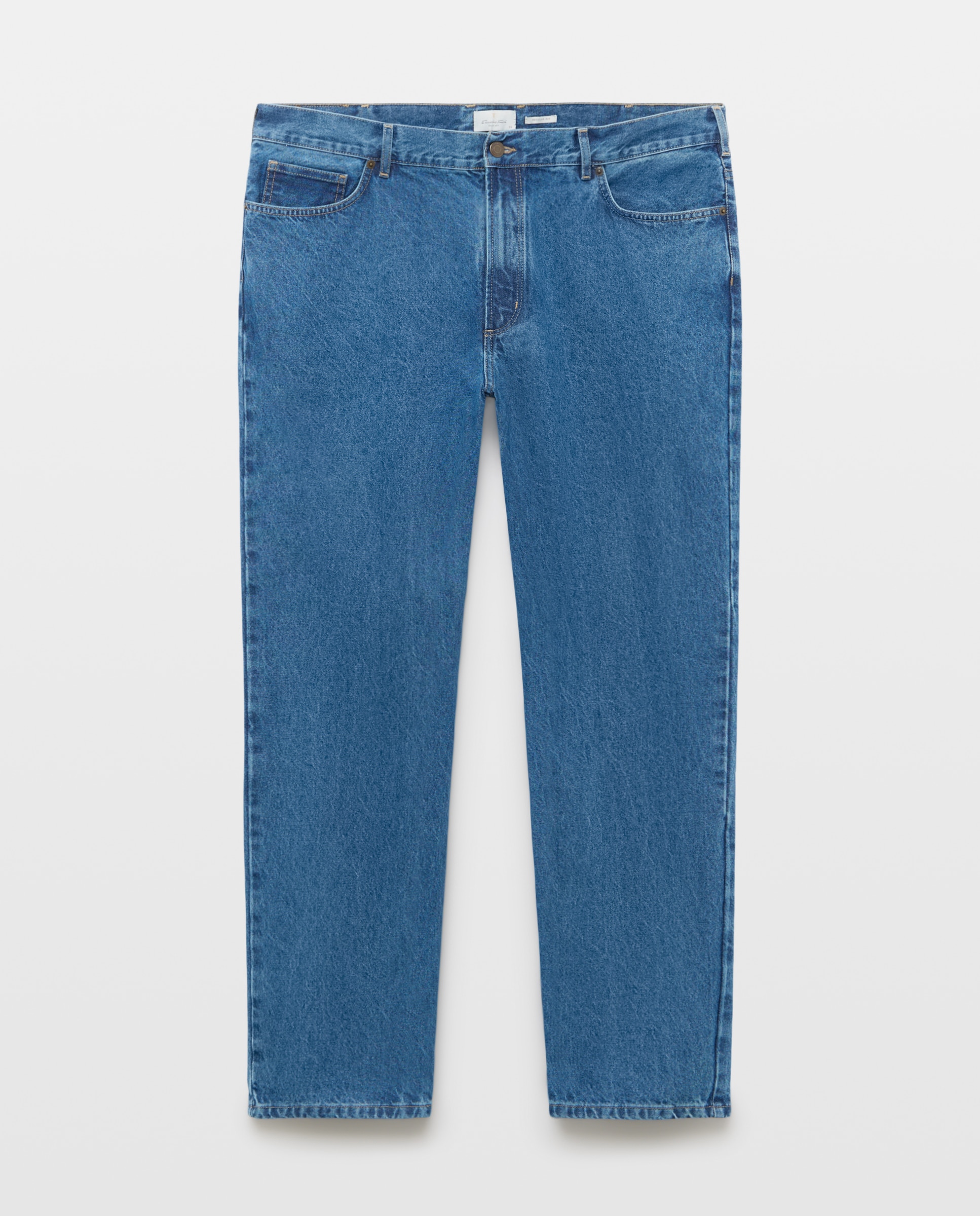 Jeans de 5 Bolsos Azul-índigo-4