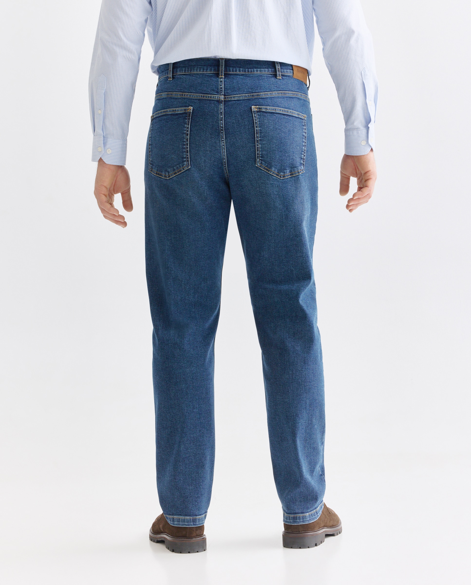 Jeans de Cinco Bolsos Azul-marinho-3