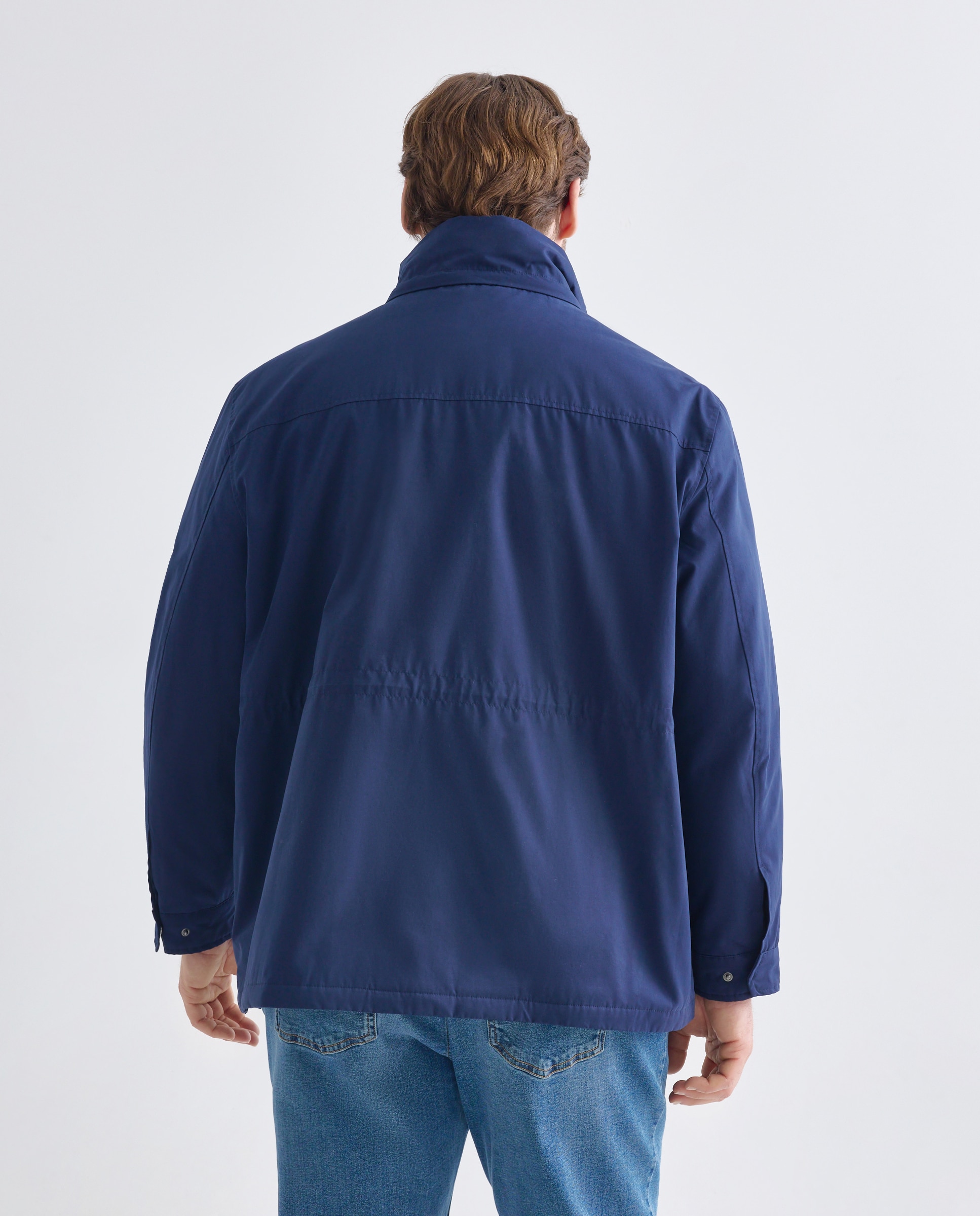 Parka Comprida Azul-marinho-2
