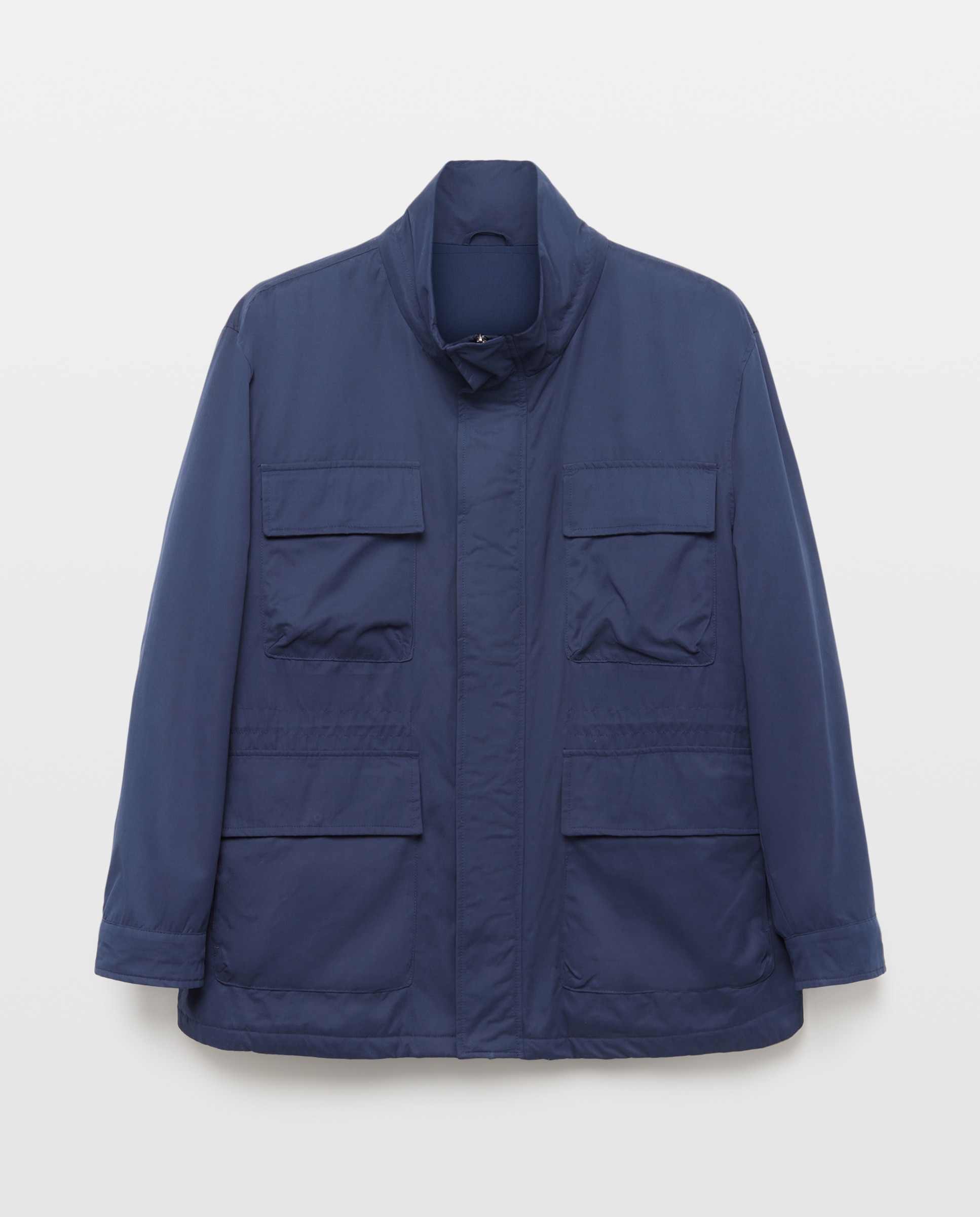 Parka Comprida Azul-marinho-3