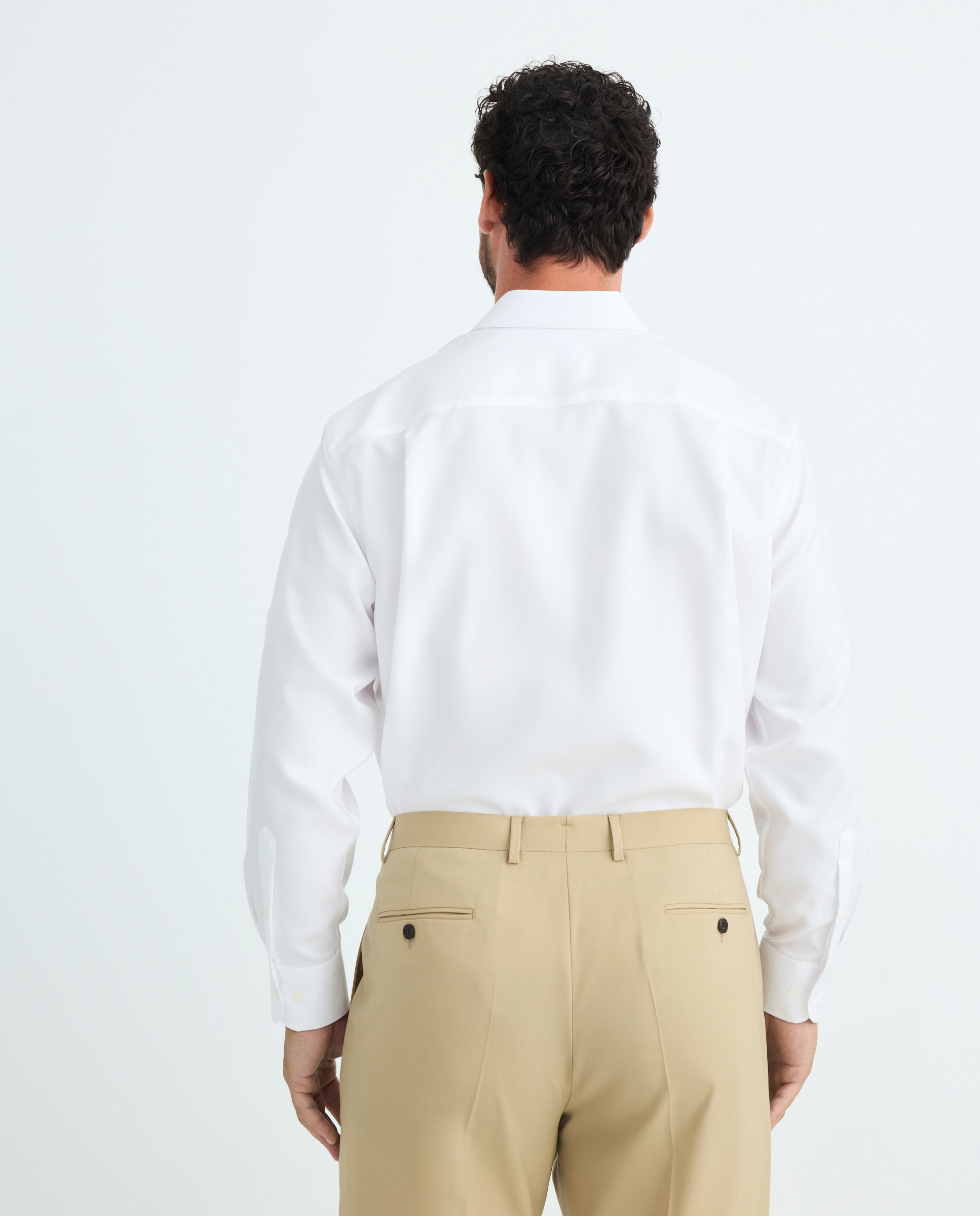 Camisa Formal Tamanhos Grandes Branco-3