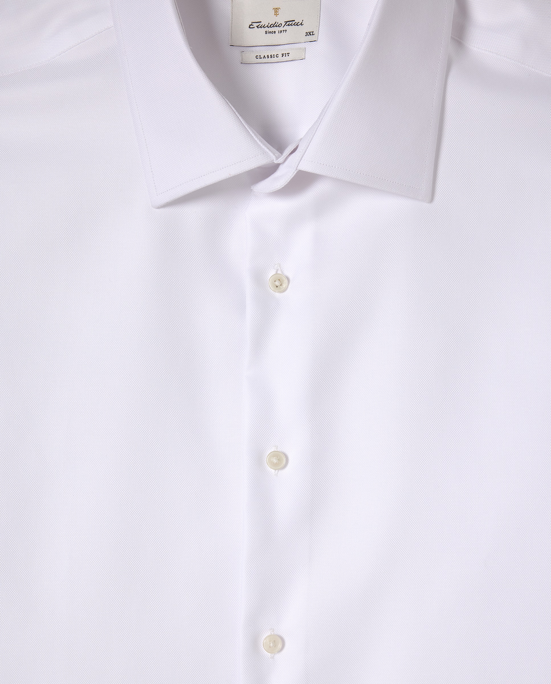 Camisa Formal Tamanhos Grandes Branco-5