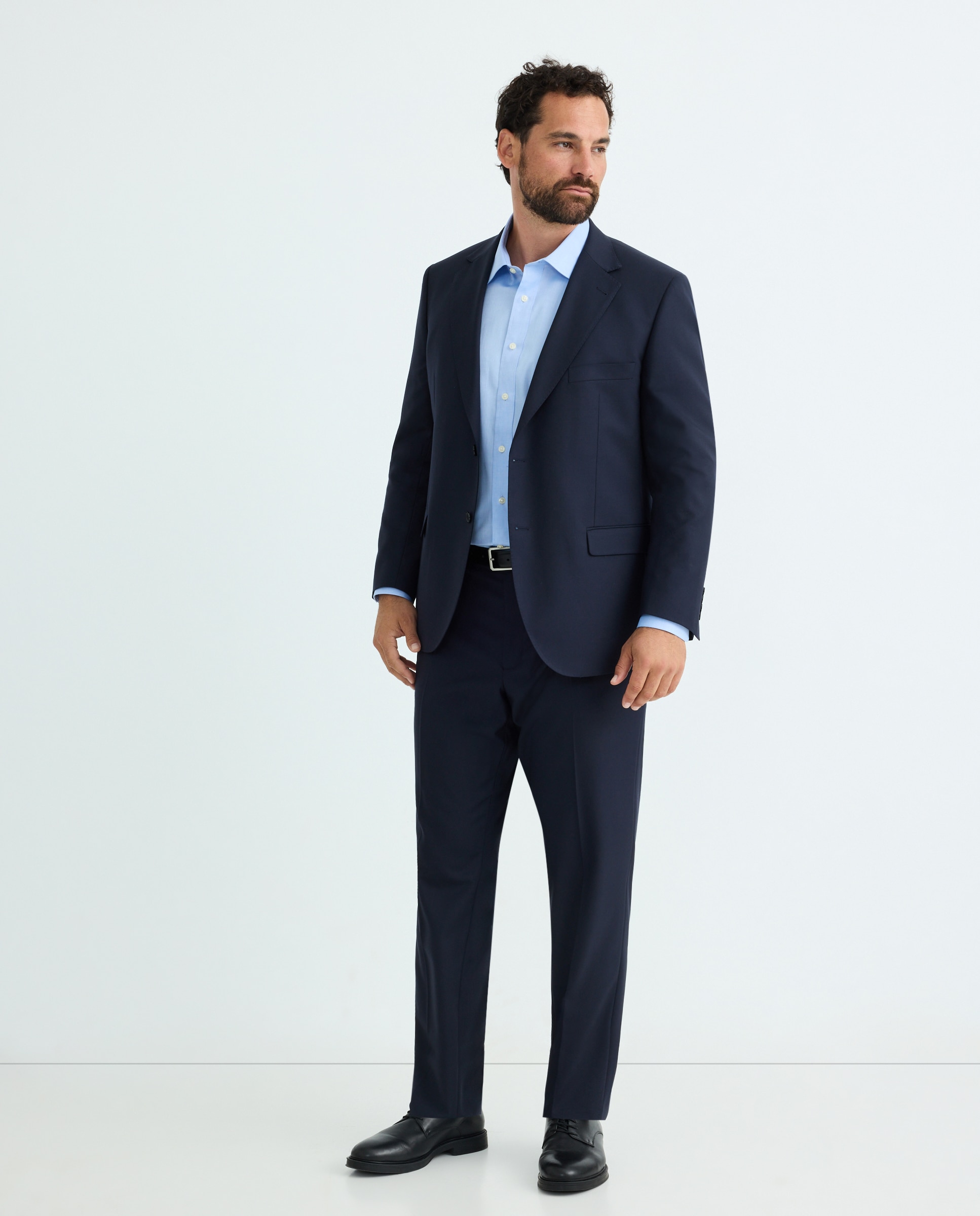 Camisa Vestir hombre talla grande - Dustin - Azul marino Azul marino-3
