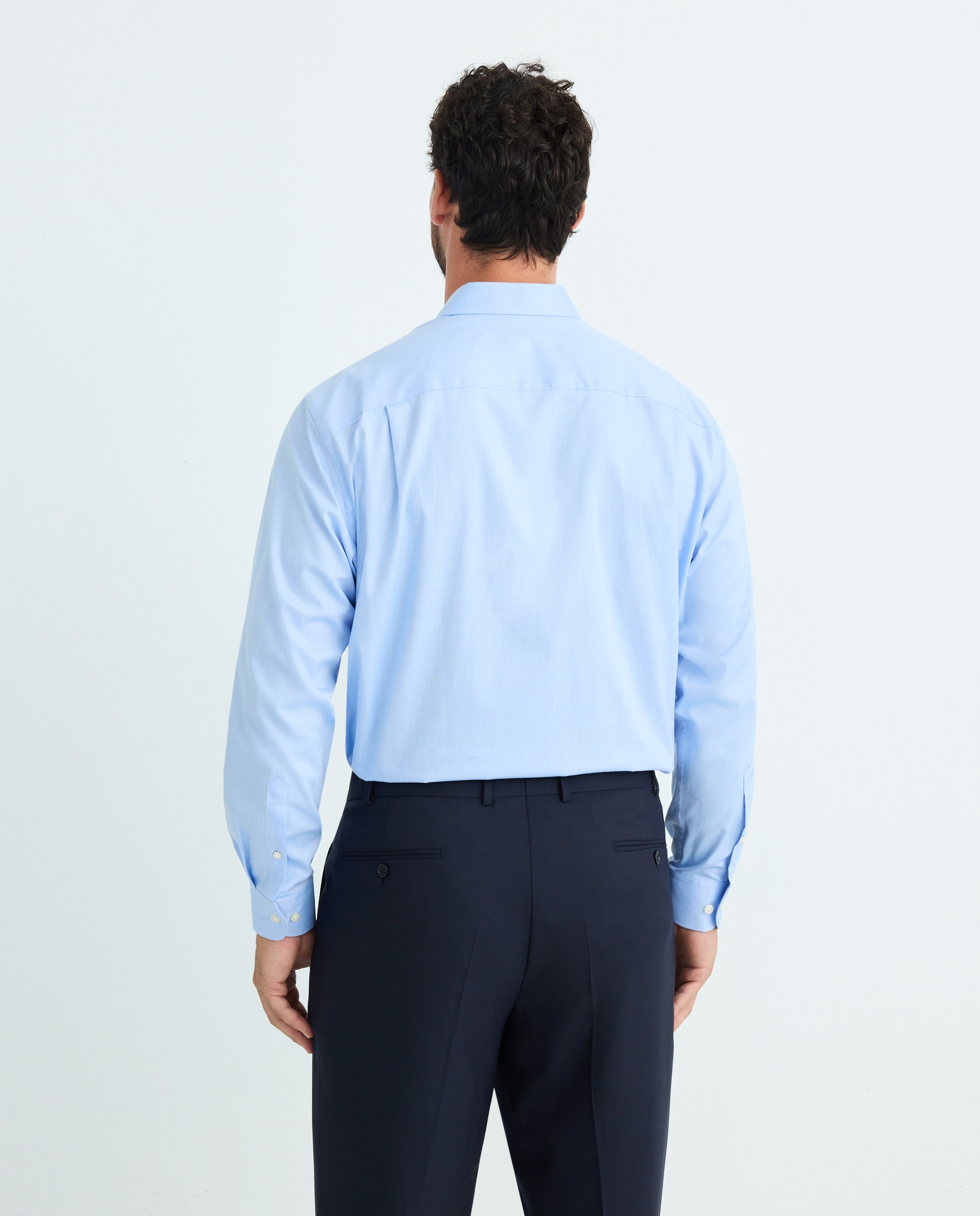 Camisa Vestir hombre talla grande - Dustin - Azul marino Azul marino-4