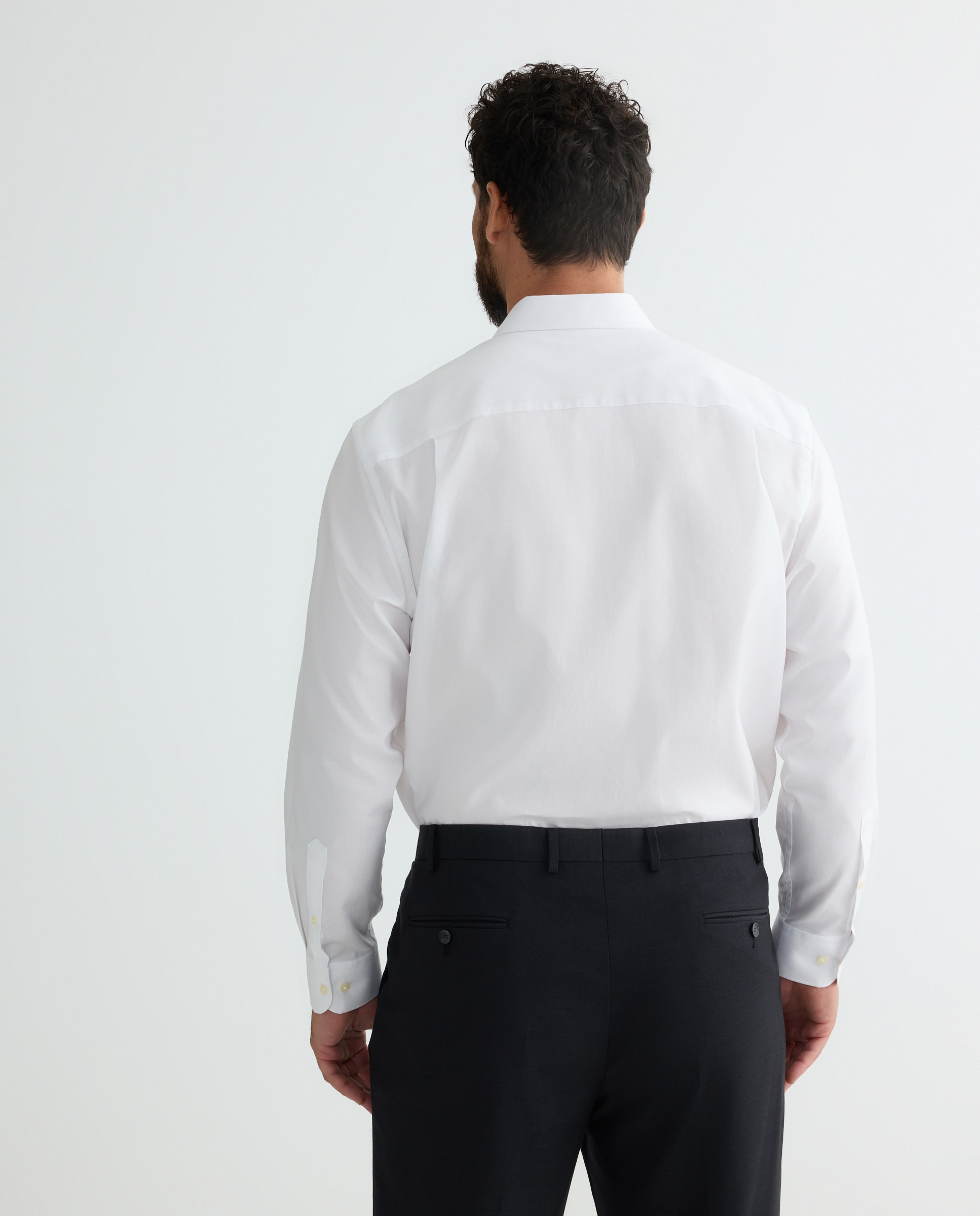 Camisa Formal Tamanhos Grandes Branco-2