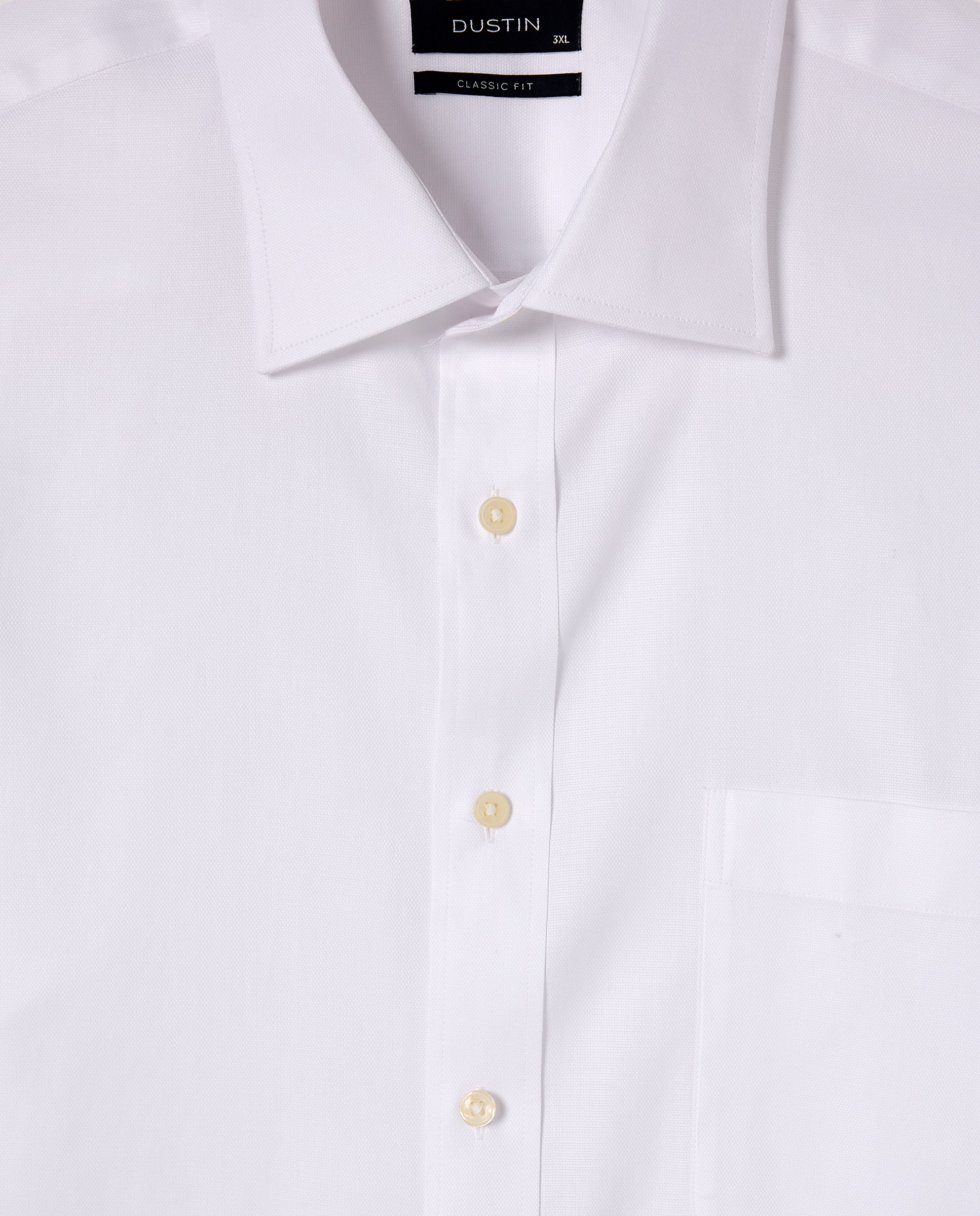 Camisa Formal Tamanhos Grandes Branco-5