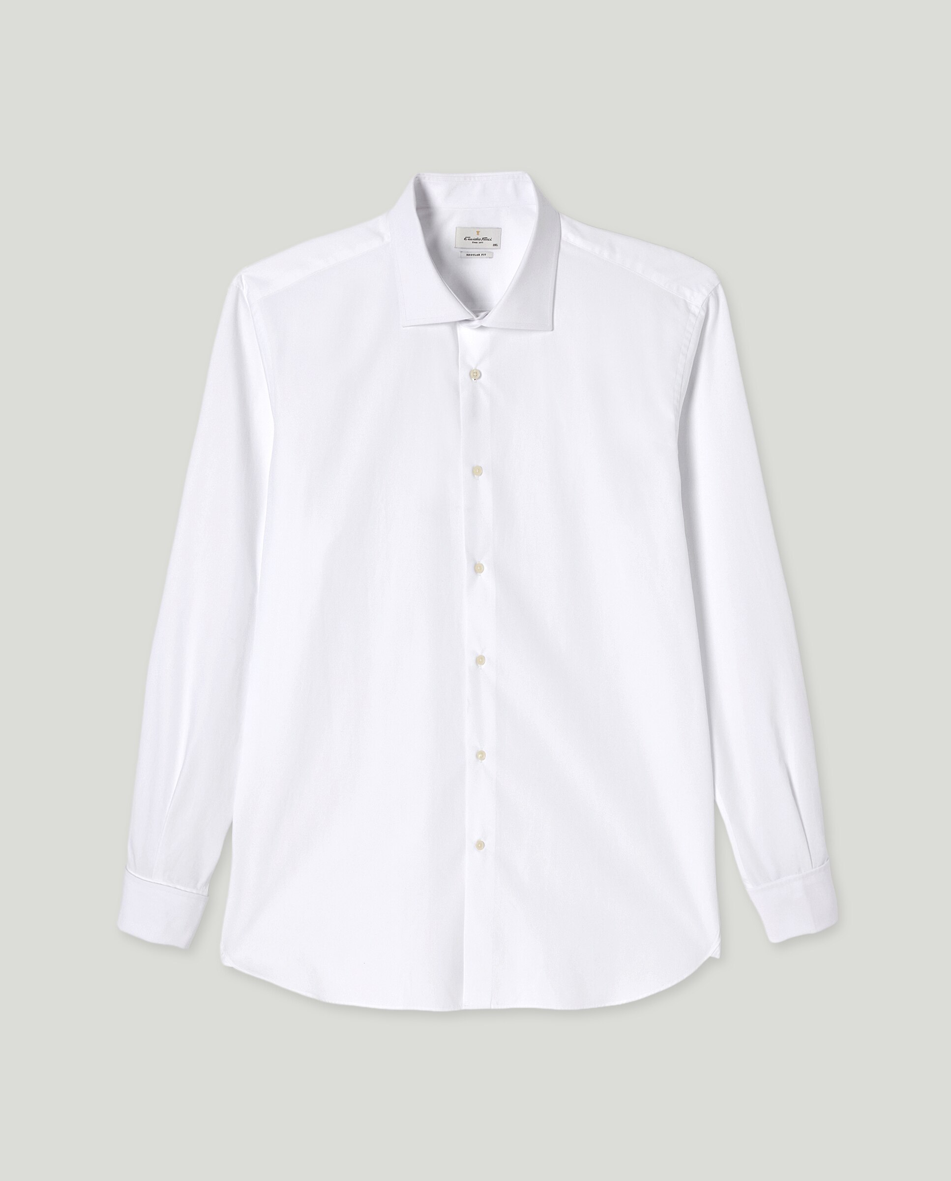 Camisa Clássica Tamanhos Grandes Branco-5
