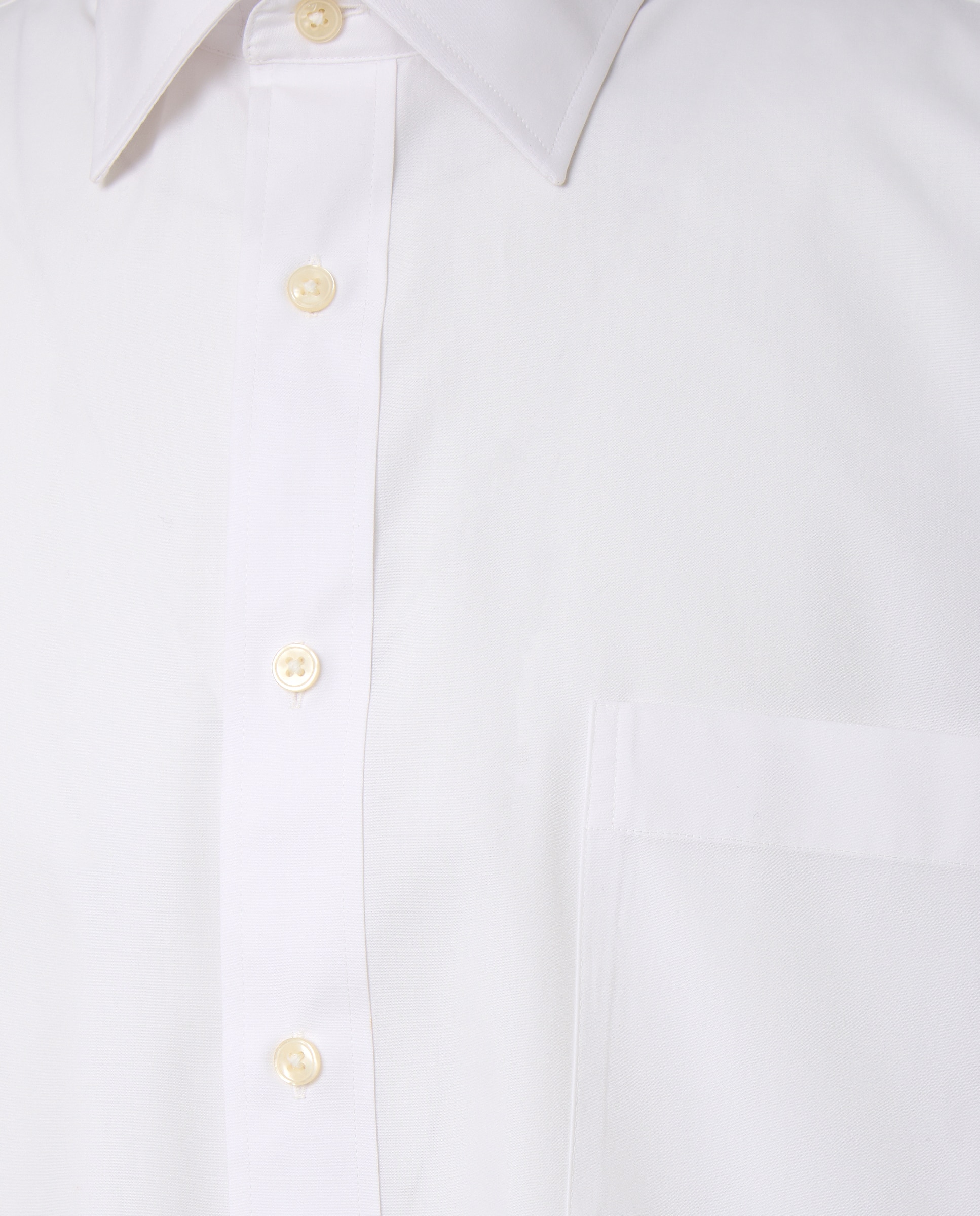 Camisa de hombre Dustin classic lisa tallas grandes - Blanco Blanco-5