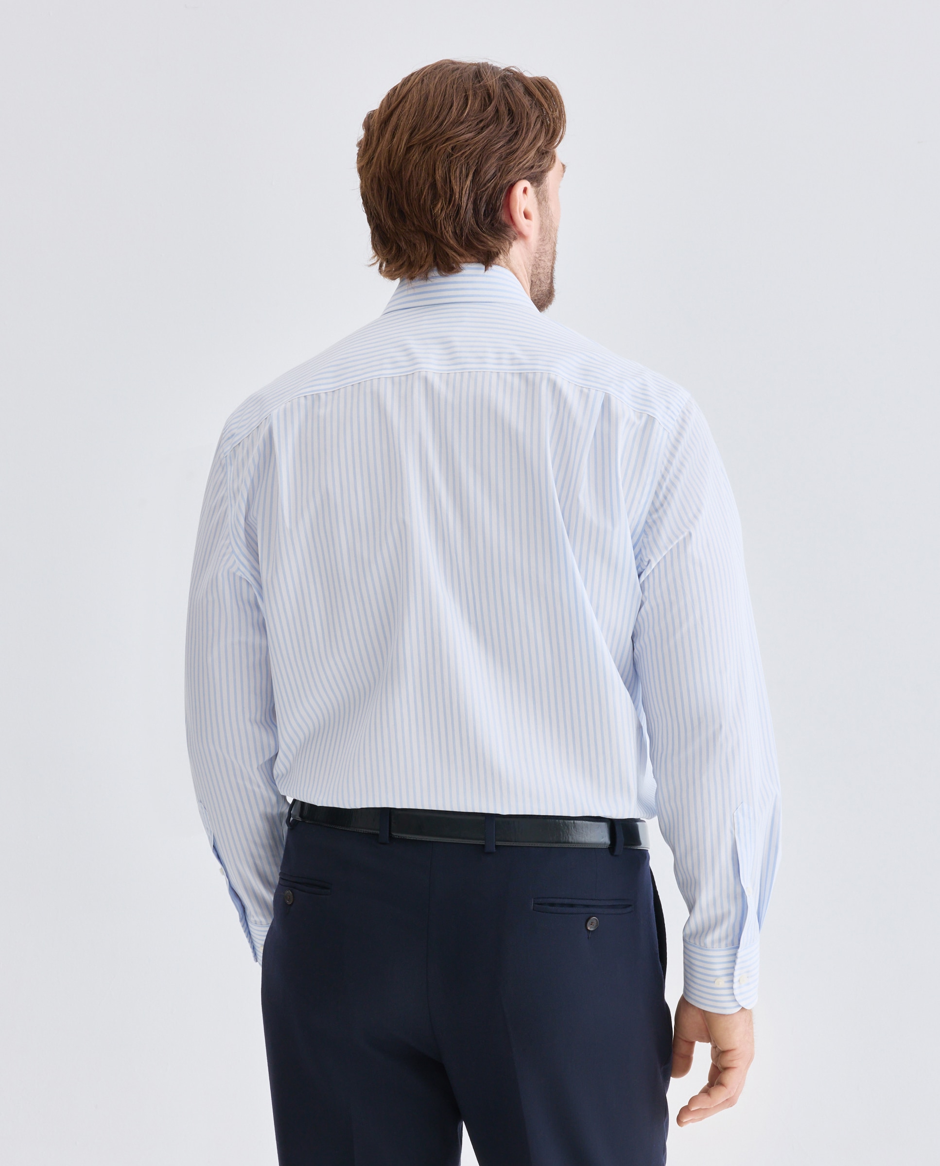 Camisa vestir non iron hombre manga larga - Emidio Tucci - Azul claro Azul claro-3