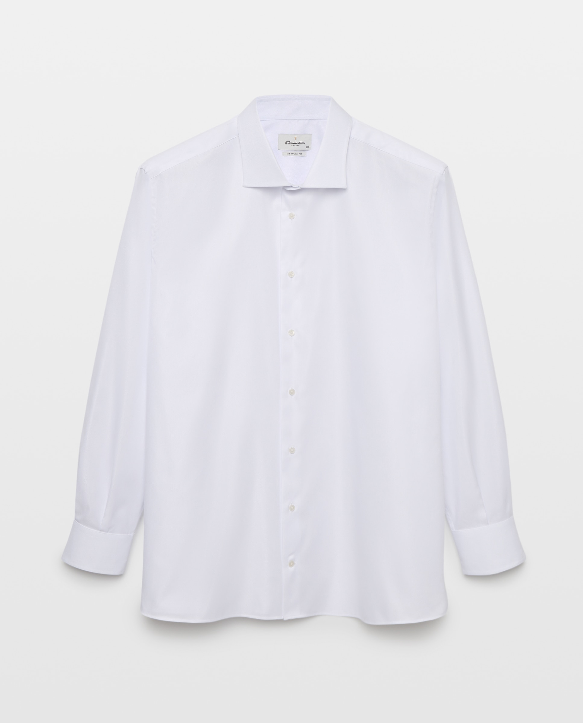 Imagen 1 de Camisa vestir non iron hombre manga larga - Emidio Tucci - Blanco Blanco