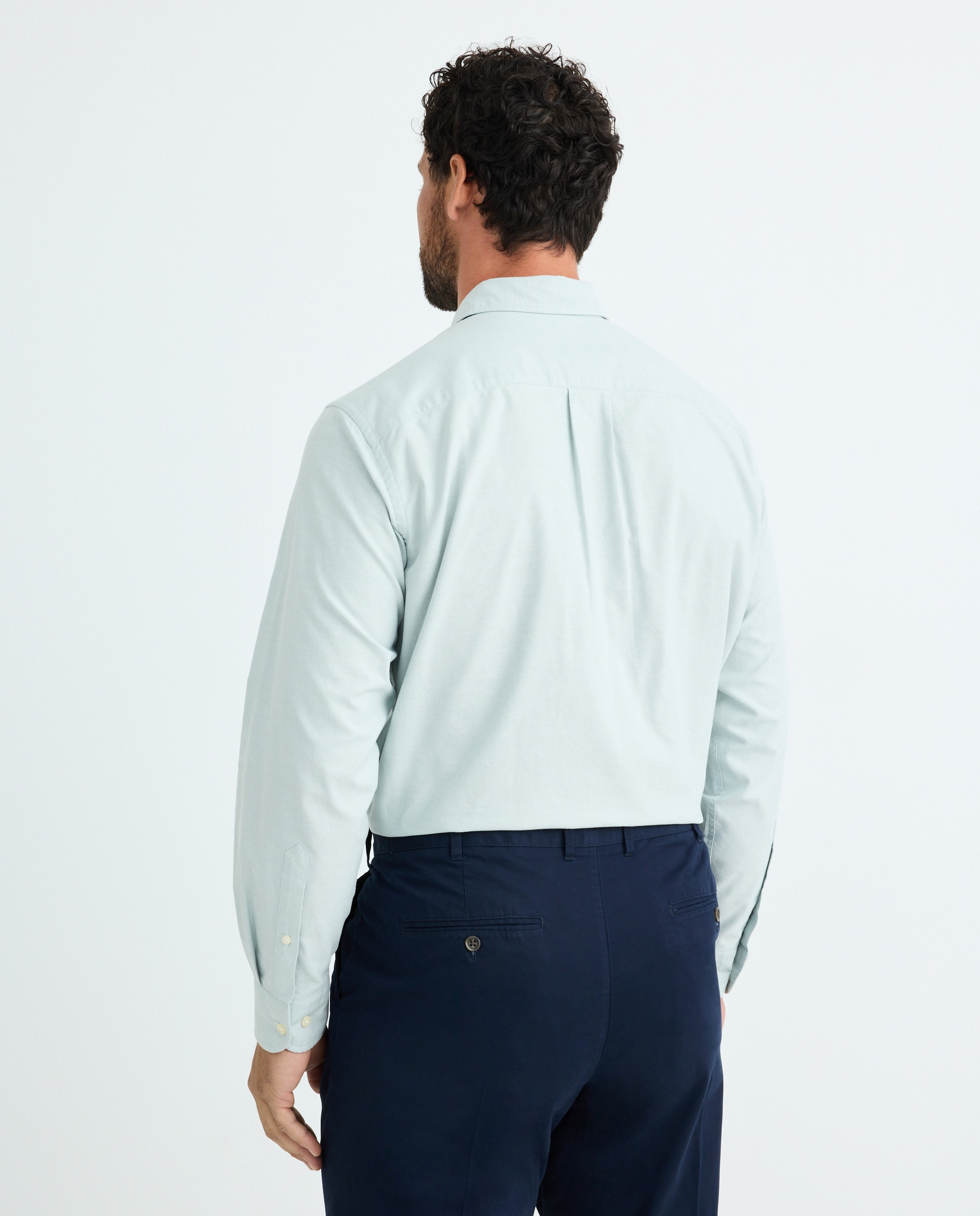 Camisa Casual Tamanhos Grandes Verde-3