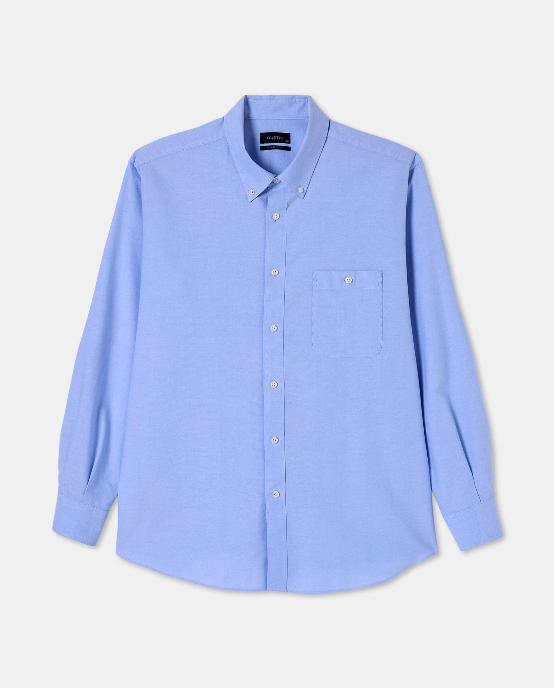 Camisa hombre tallas grandes classic fit - Dustin - Azul claro Azul claro-4