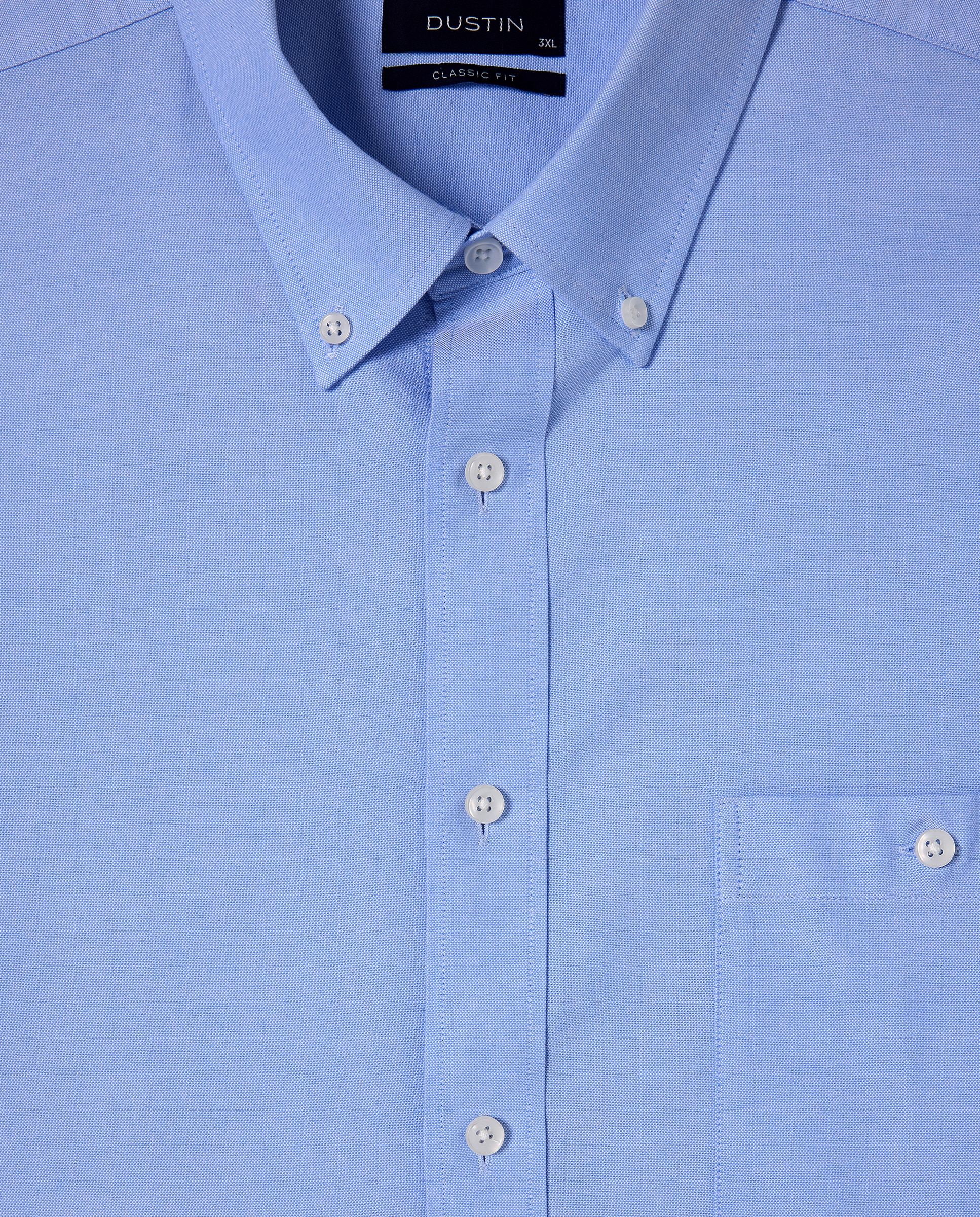 Camisa hombre tallas grandes classic fit - Dustin - Azul claro Azul claro-5