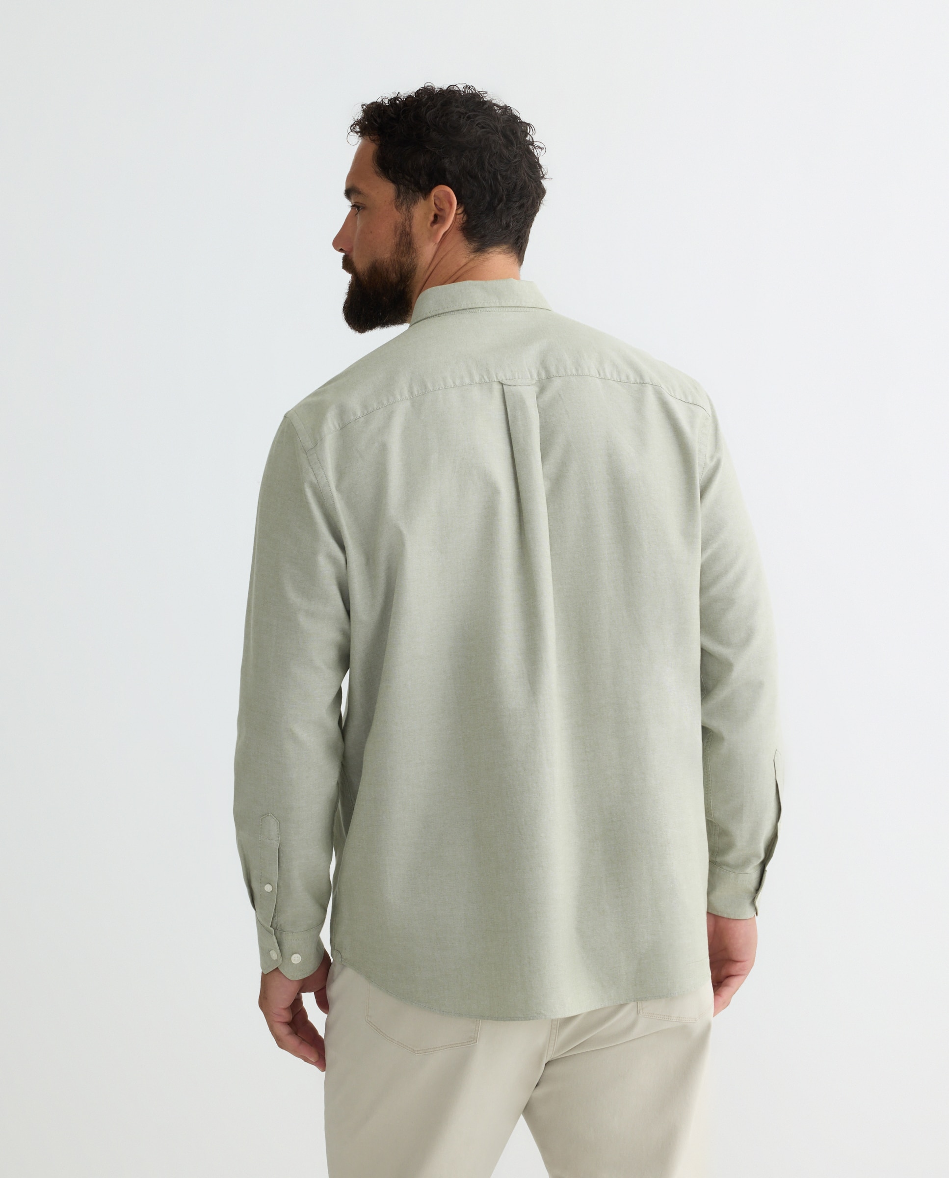 Camisa Tamanhos Grandes Classic Fit Caqui-2