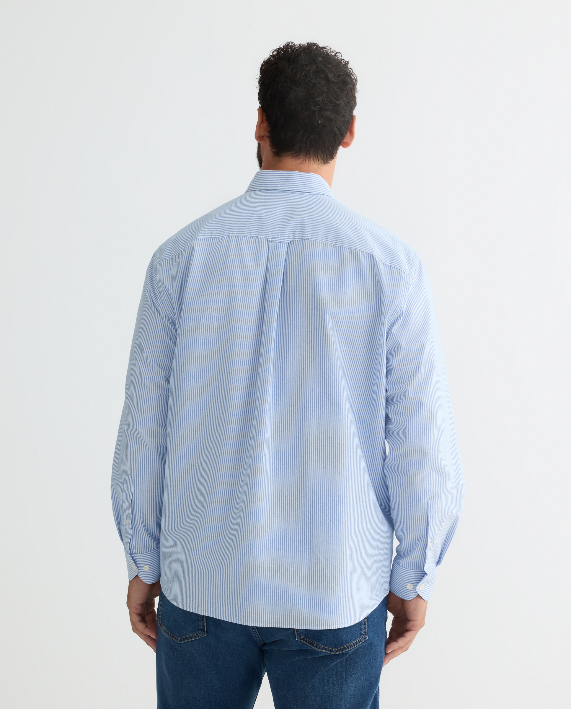 Camisa Tamanhos Grandes Classic Fit Azul-marinho-2
