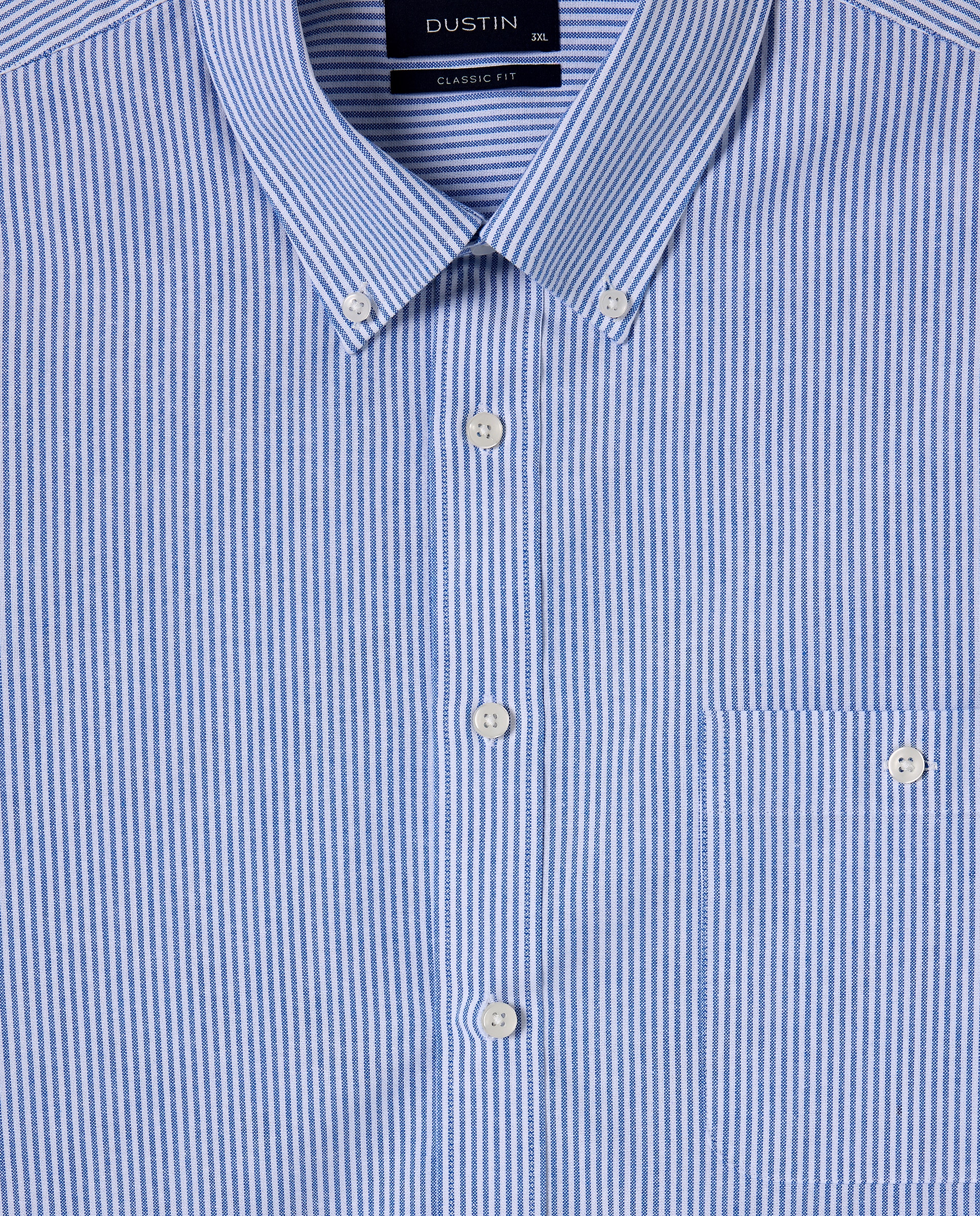 Camisa Tamanhos Grandes Classic Fit Azul-marinho-5