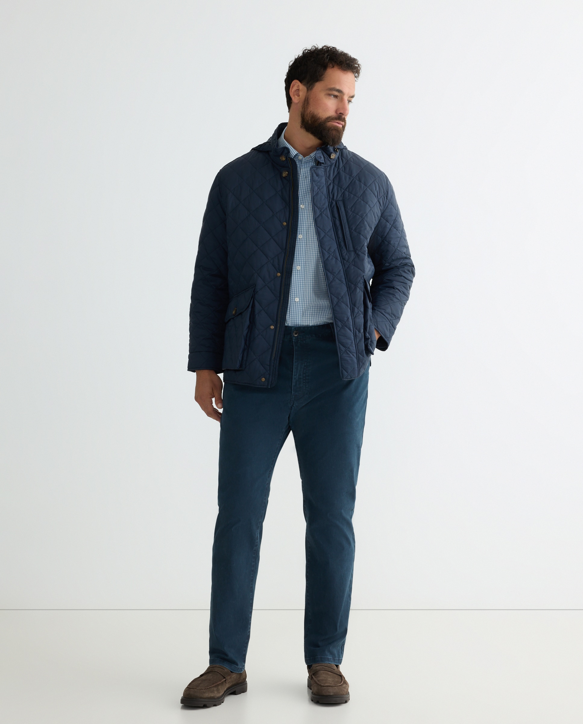 Camisa hombre tallas grandes classic fit - Dustin - Azul claro Azul claro-3