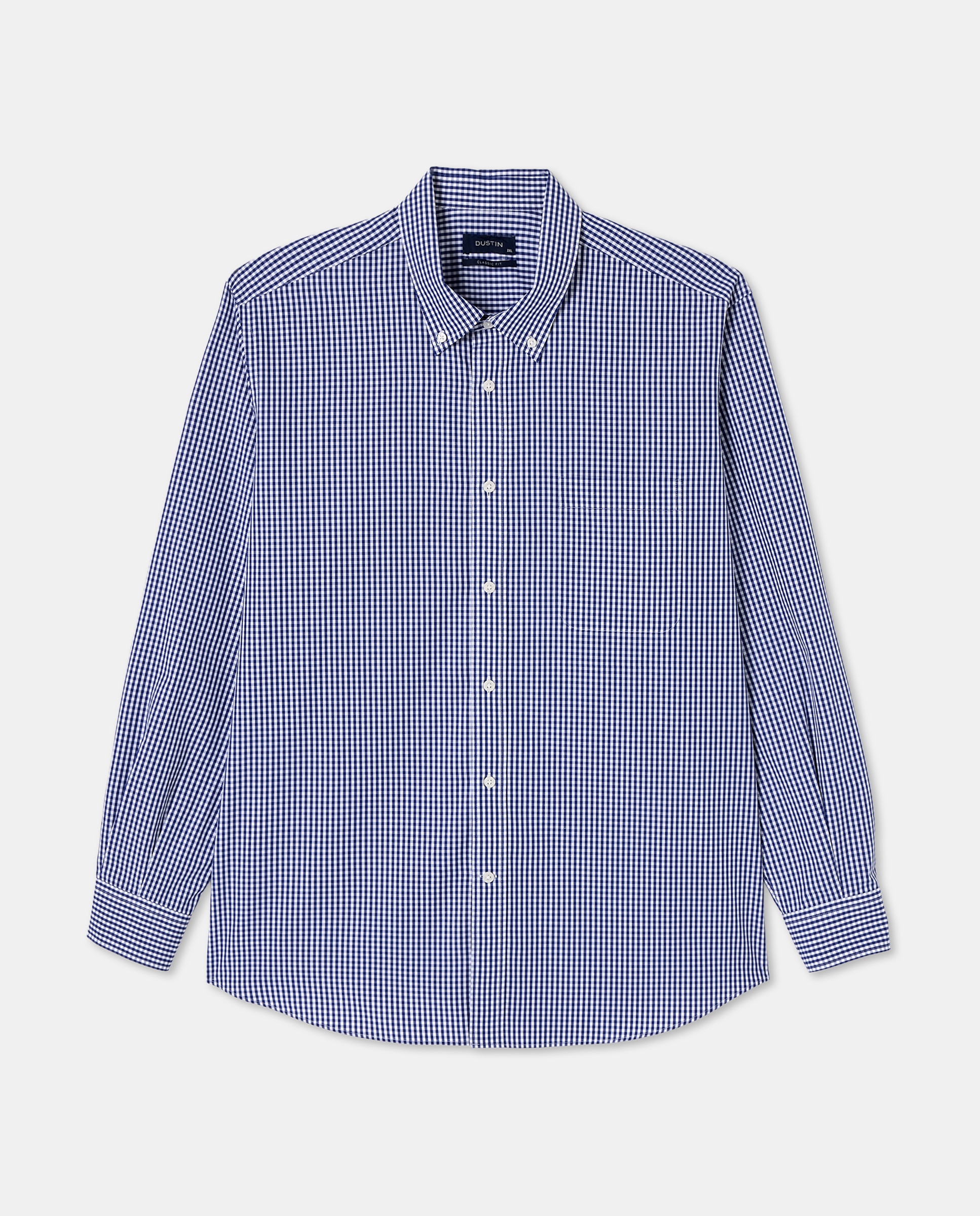 Camisa Tamanhos Grandes Classic Fit Azul-marinho-4