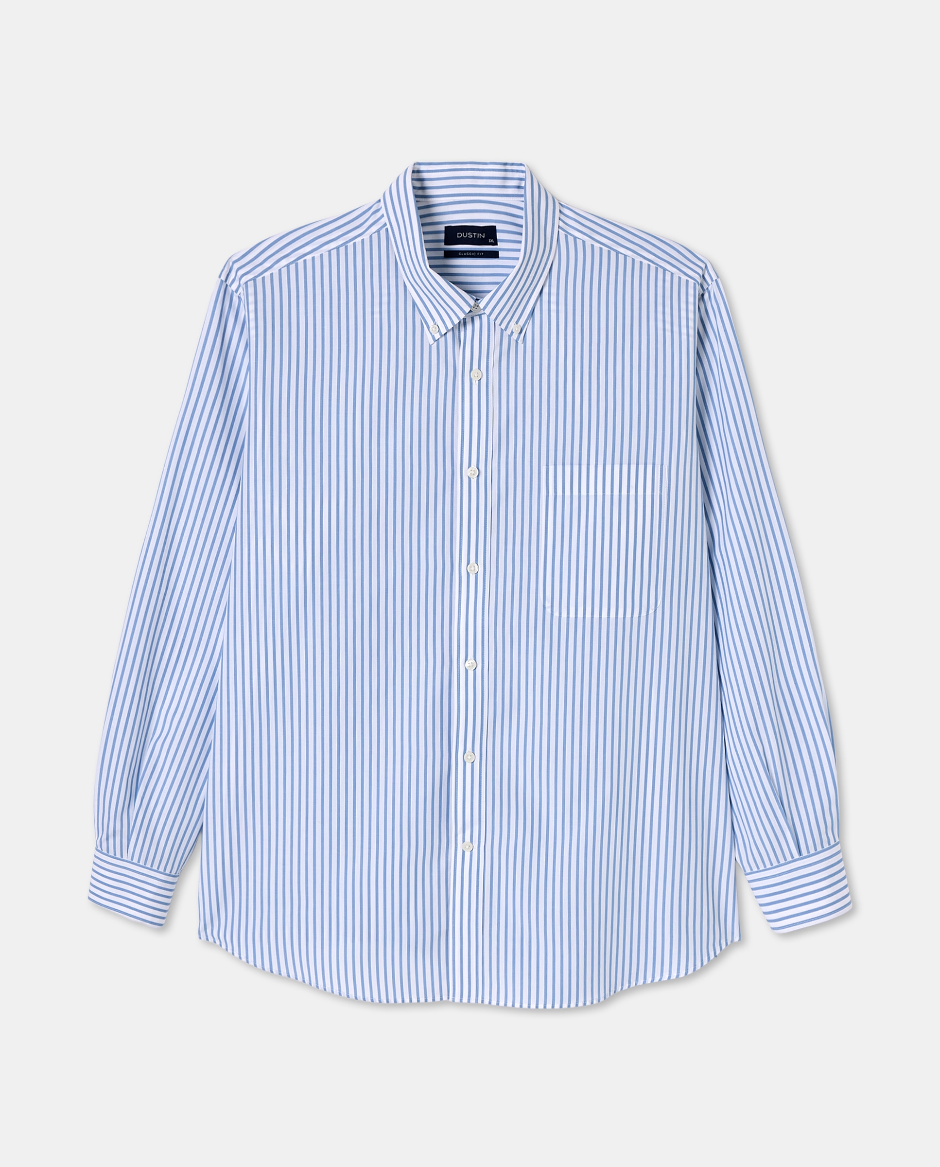 Camisa hombre tallas grandes classic fit - Dustin - Azul claro Azul claro-4