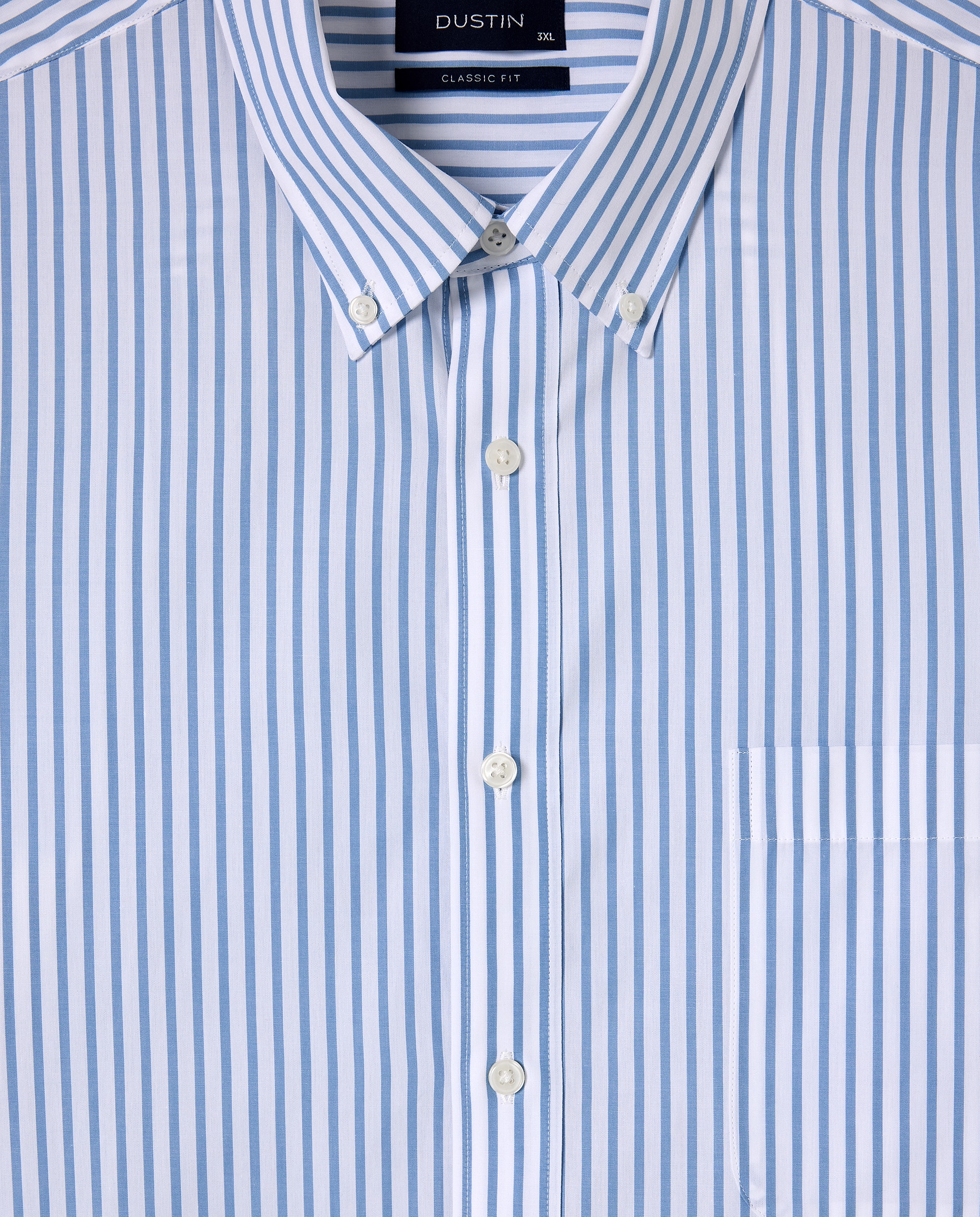 Camisa hombre tallas grandes classic fit - Dustin - Azul claro Azul claro-5