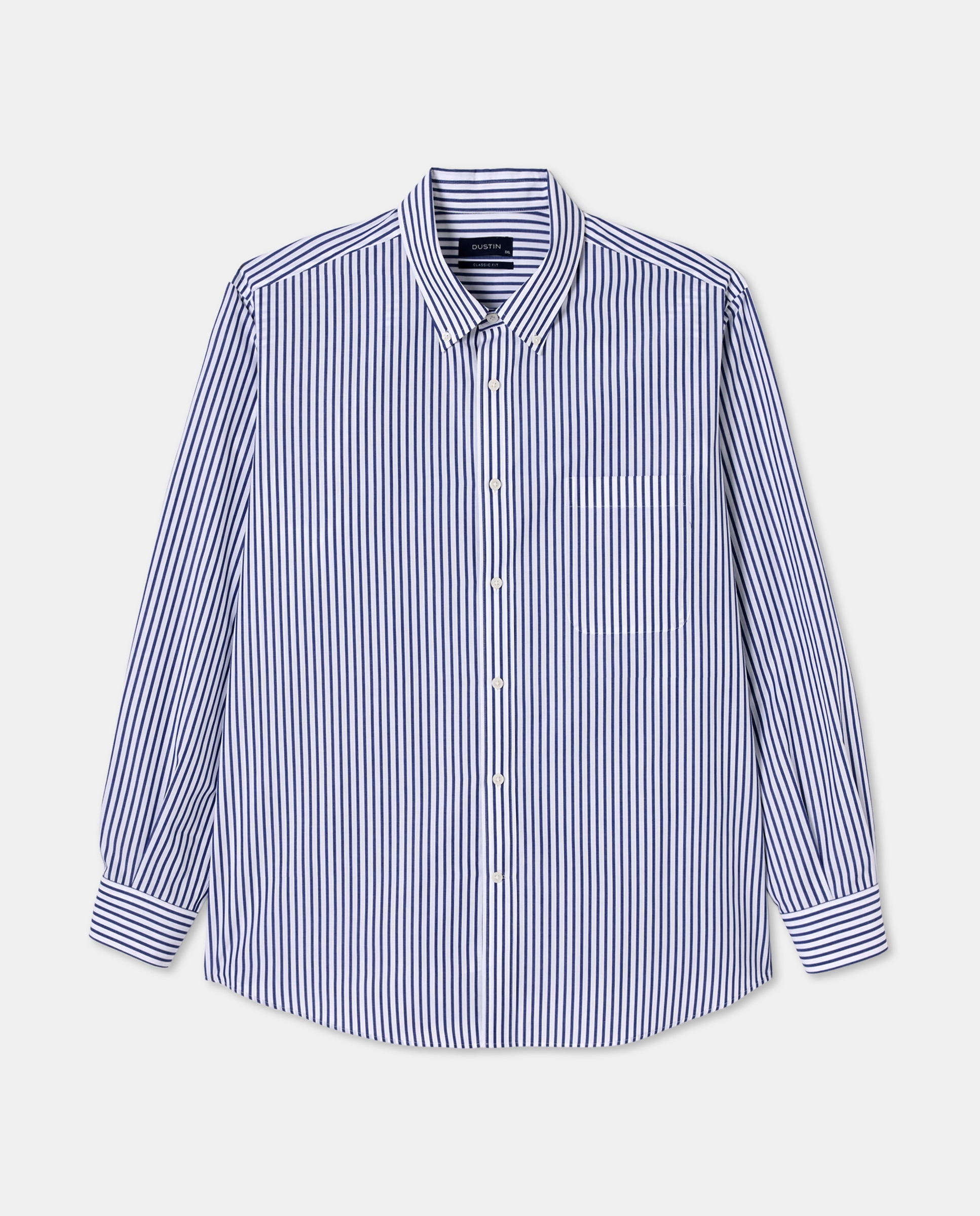Camisa Tamanhos Grandes Classic Fit Azul-marinho-4