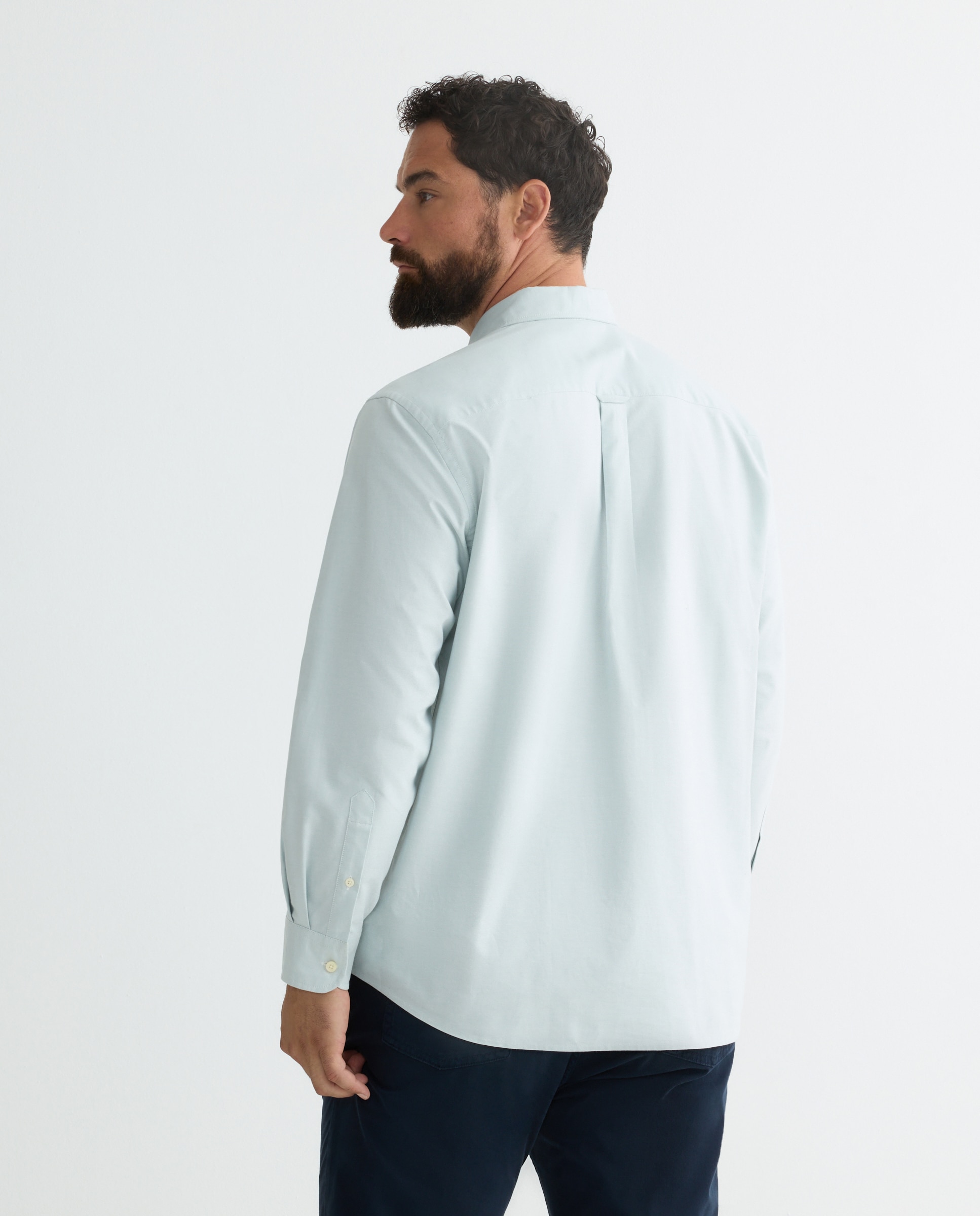 Camisa Casual Tamanhos Grandes Verde-2